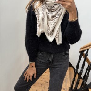 foulard bandana doux marine