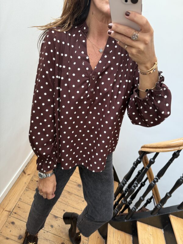 sweat fluide franges bordeaux