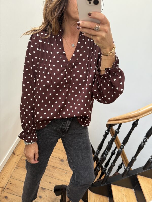 sweat fluide franges bordeaux