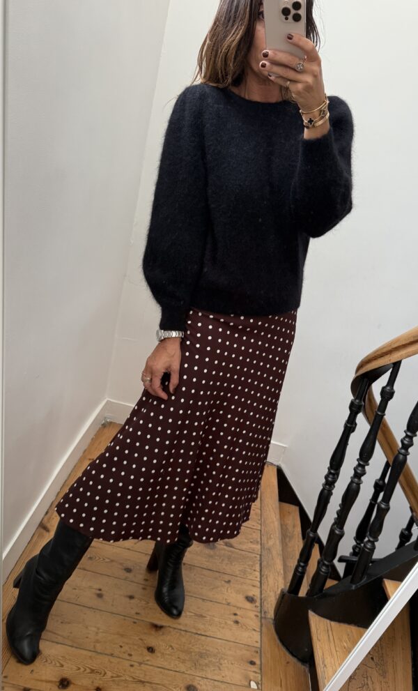 sweat fluide franges bordeaux