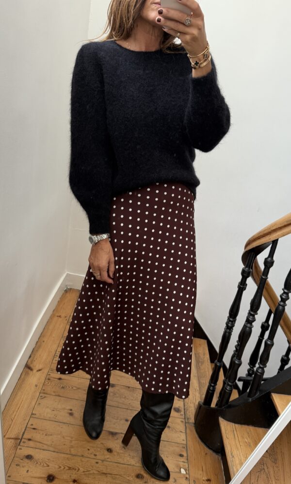 sweat fluide franges bordeaux