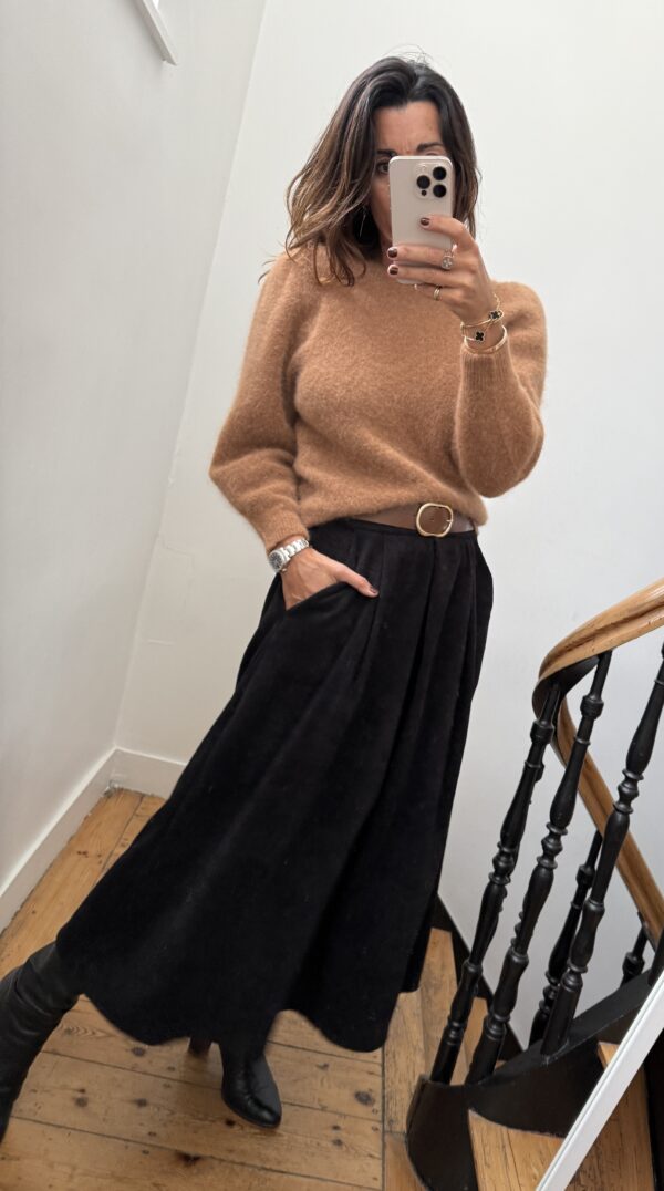 sweat fluide franges bordeaux