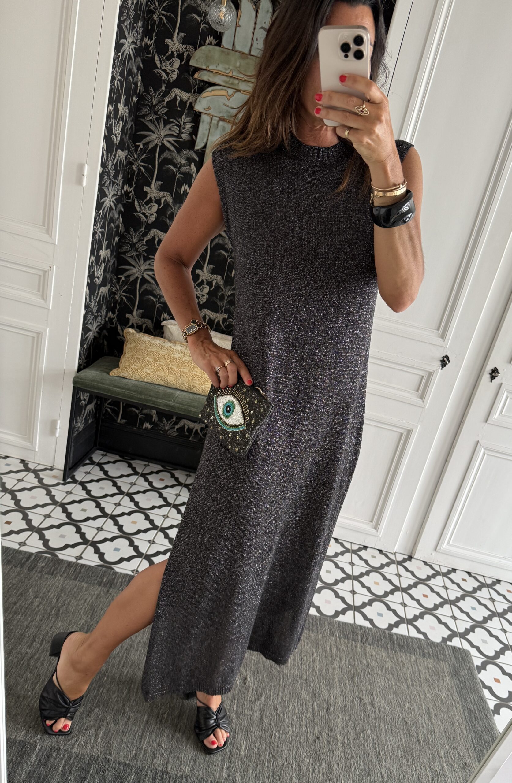 IMG_2759 robe maille lurex noir
