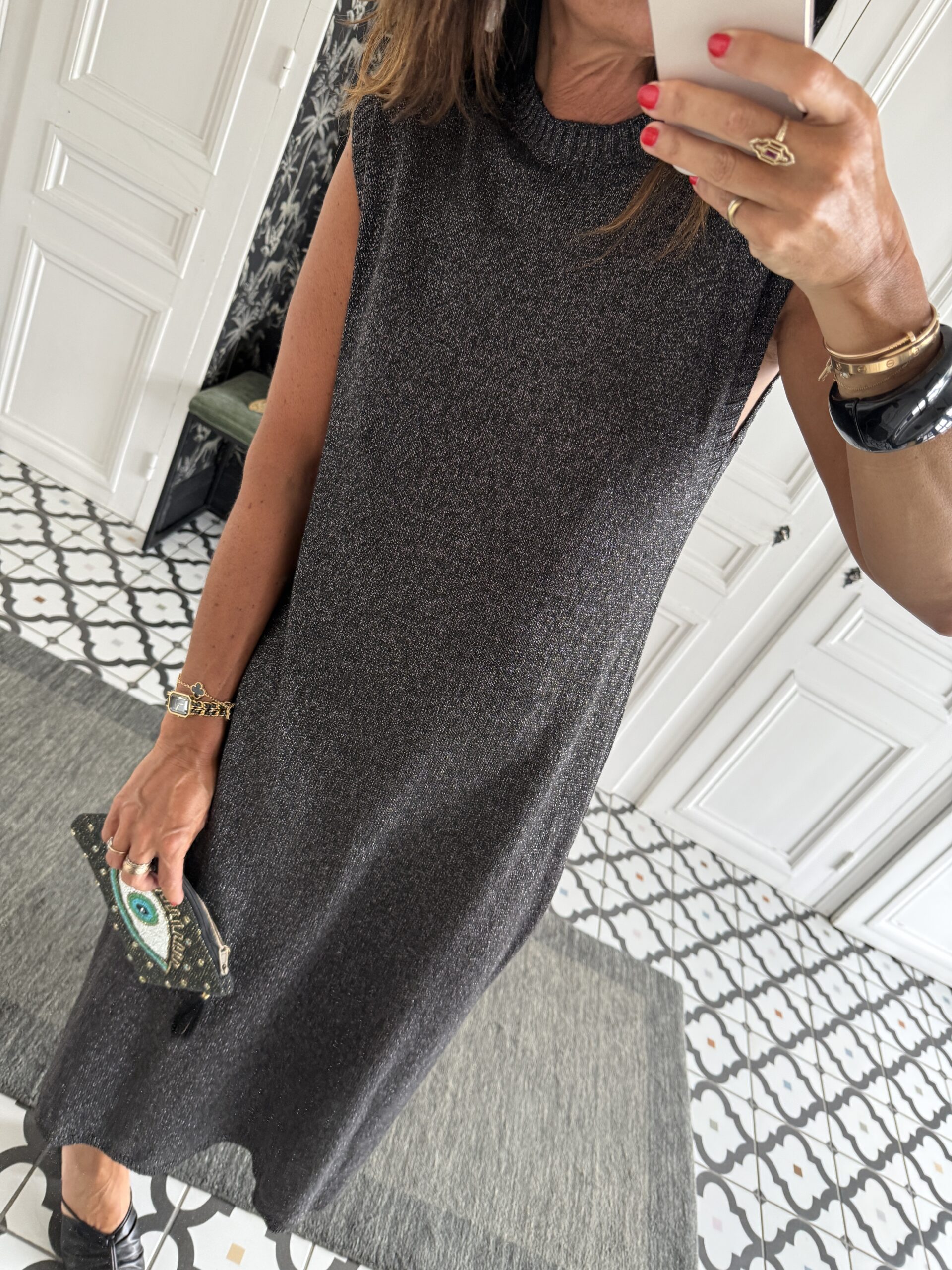 IMG_2762 robe maille lurex noir