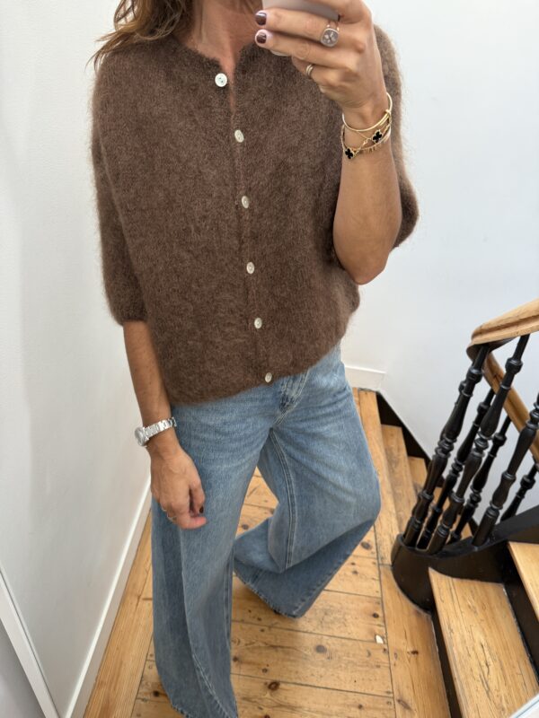 pull flo kid mohair bordeaux