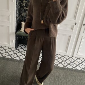 gilet boutons bijoux sans manche noir