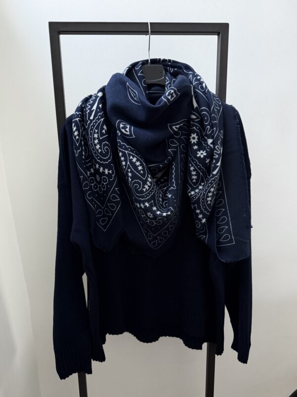 foulard bandana doux 2 kaki