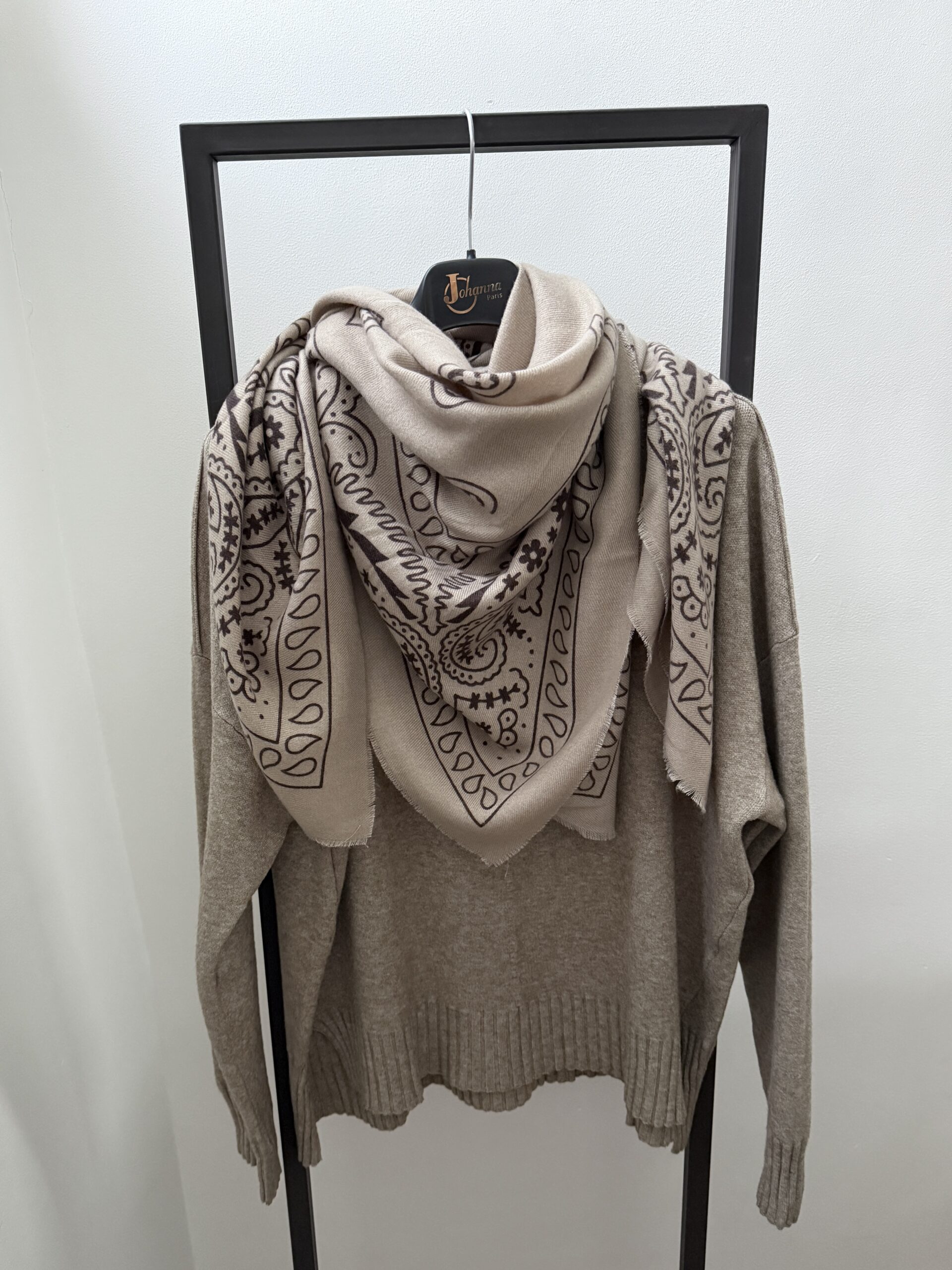 IMG_3185 foulard bandana doux 2 kaki