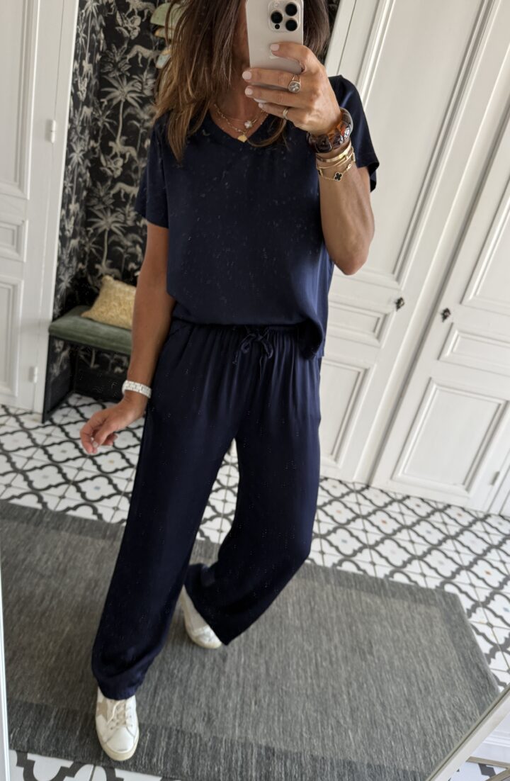 tee shirt satiné greige