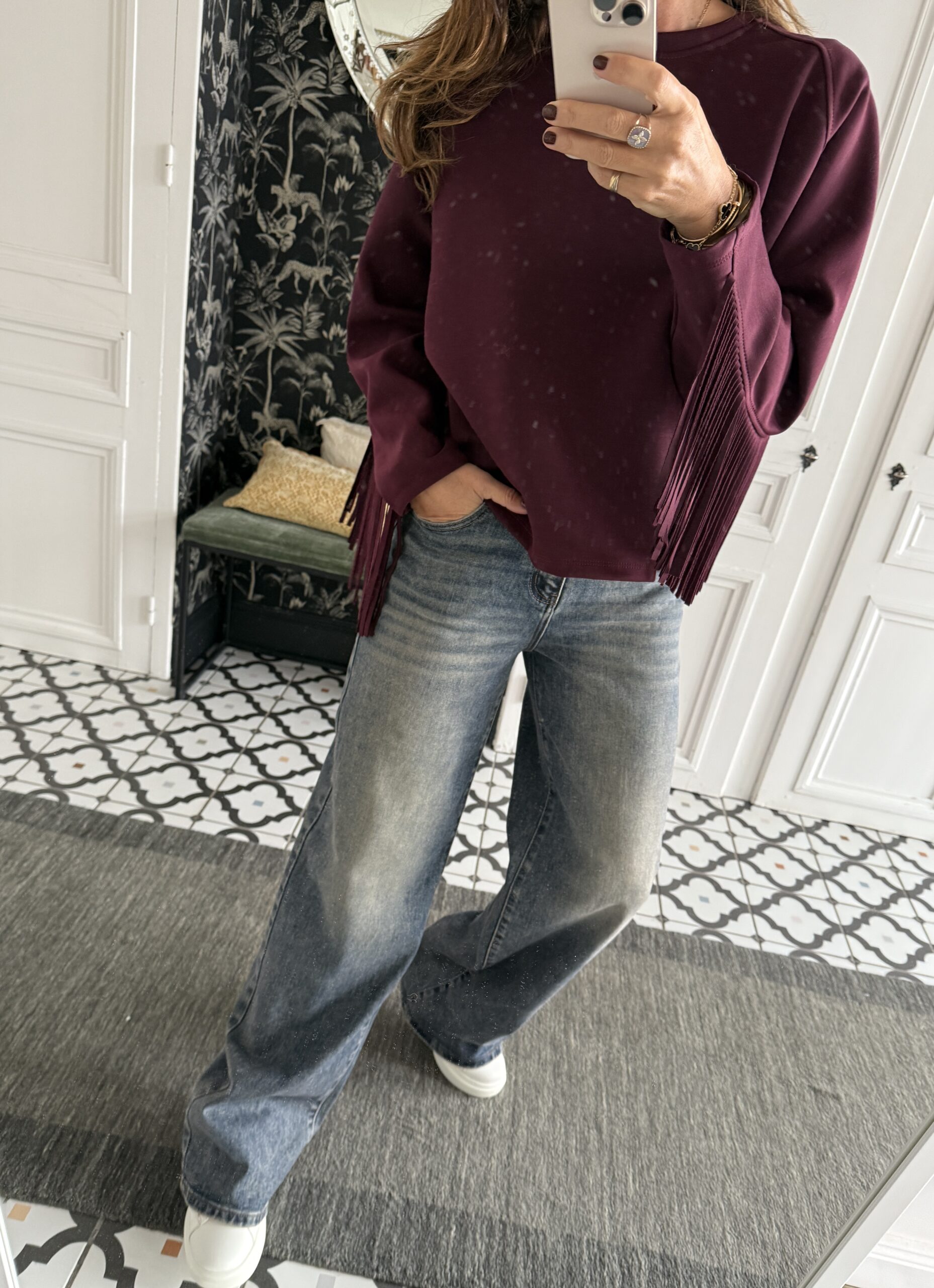 IMG_3482 jeans bleu gris large jambes longues