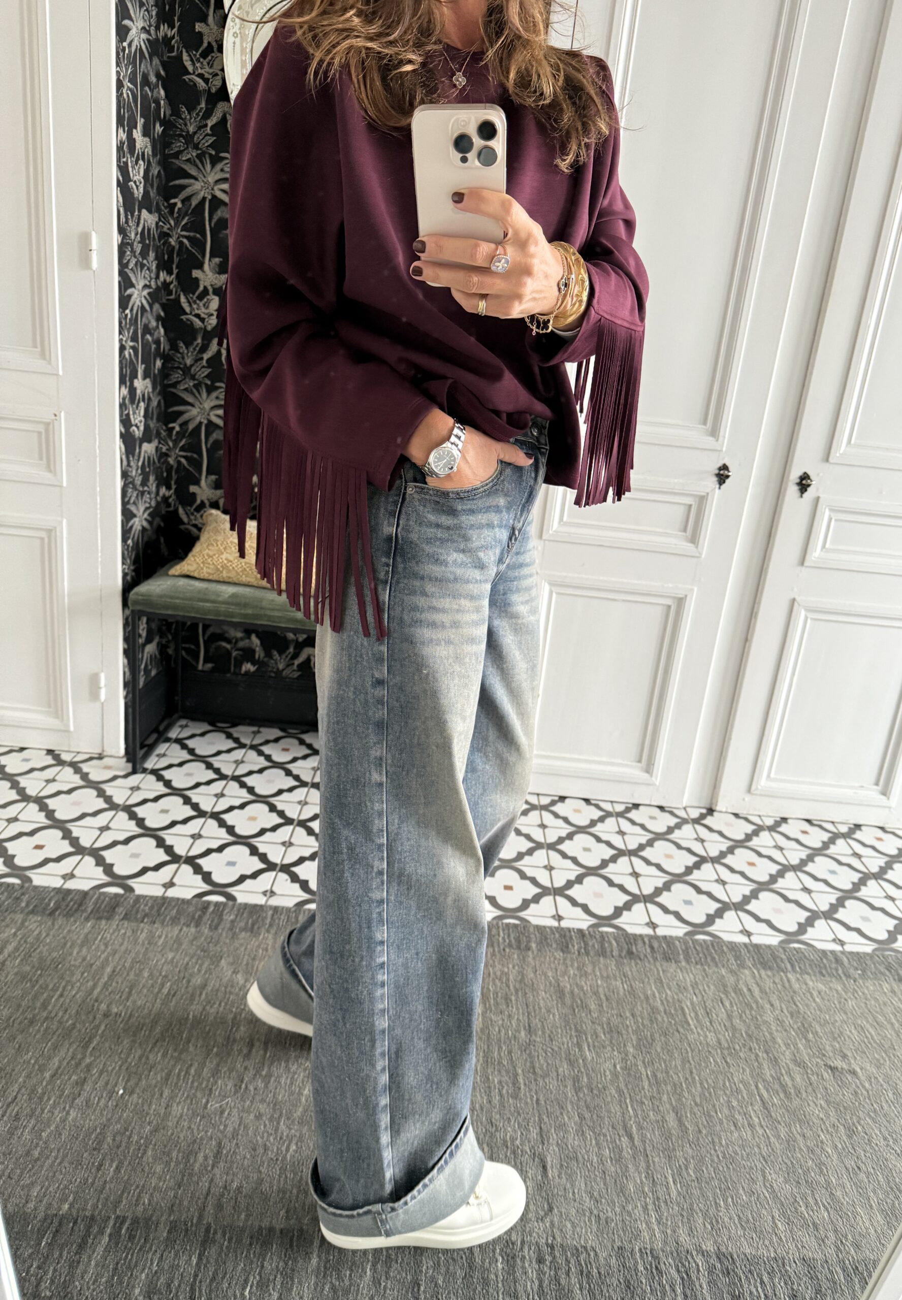 IMG_3488 jeans bleu gris large jambes longues