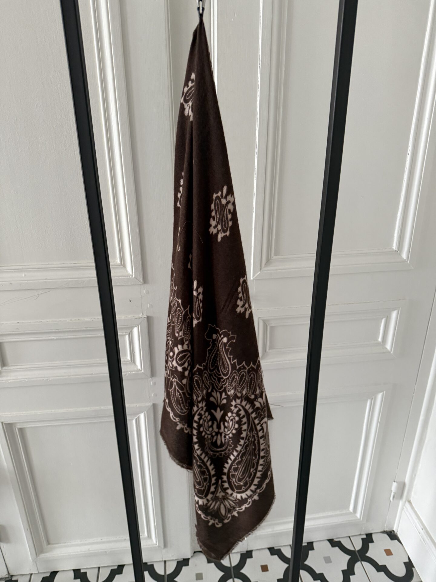 blouse pois prune volants satin