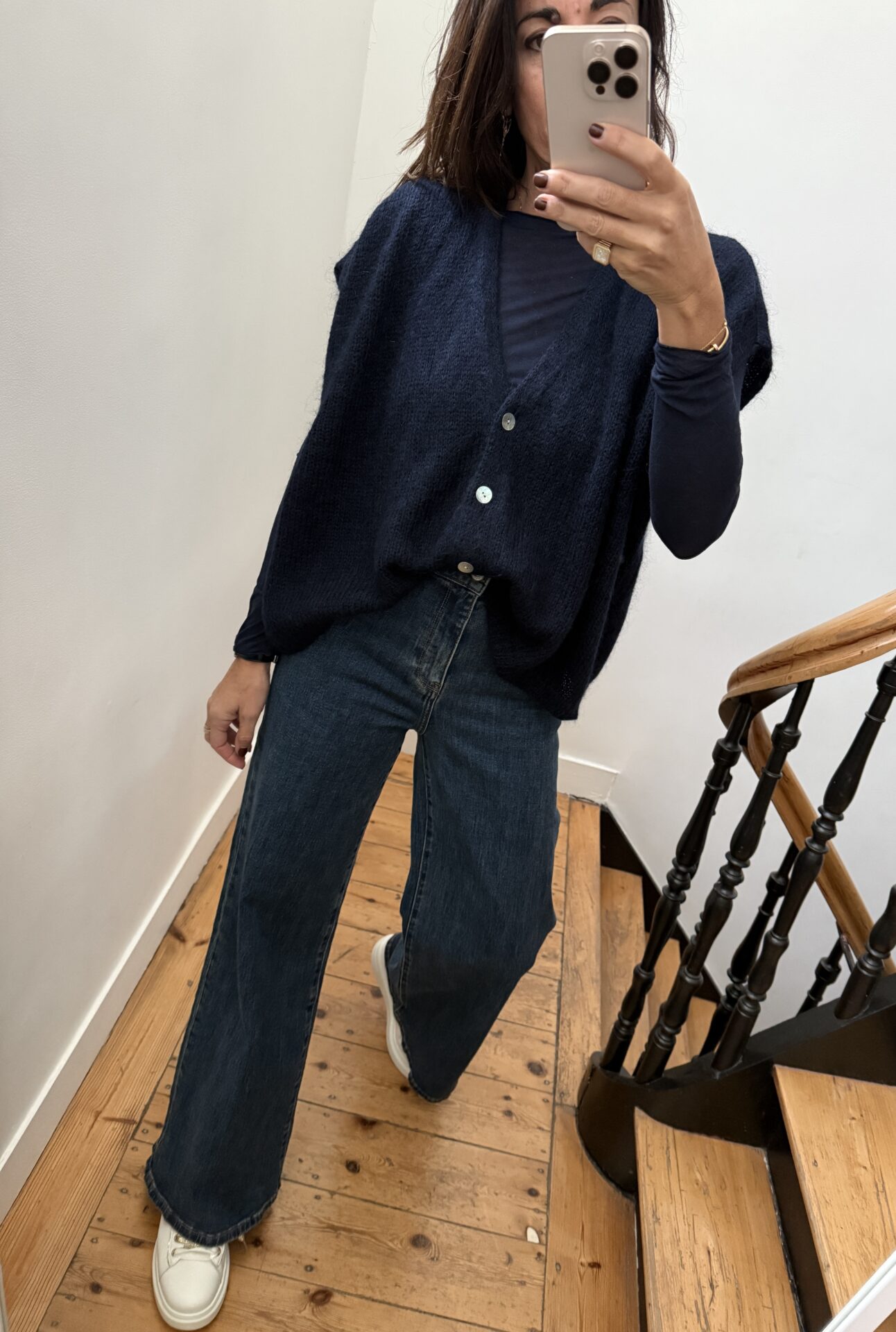 jeans oraije bony barrel gris