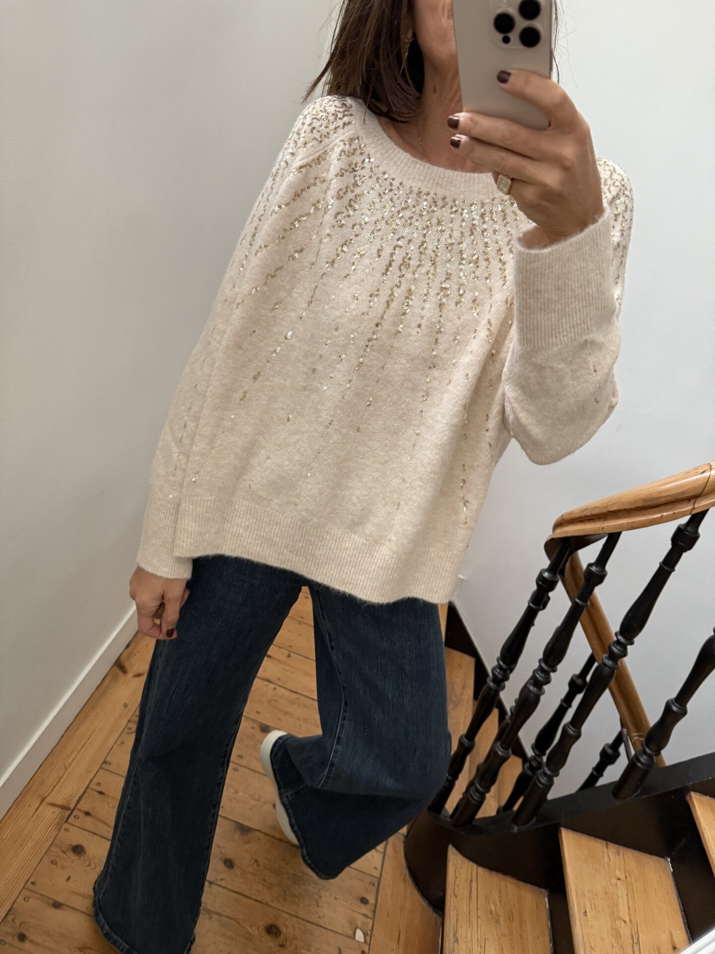 jeans oraije bony barrel gris