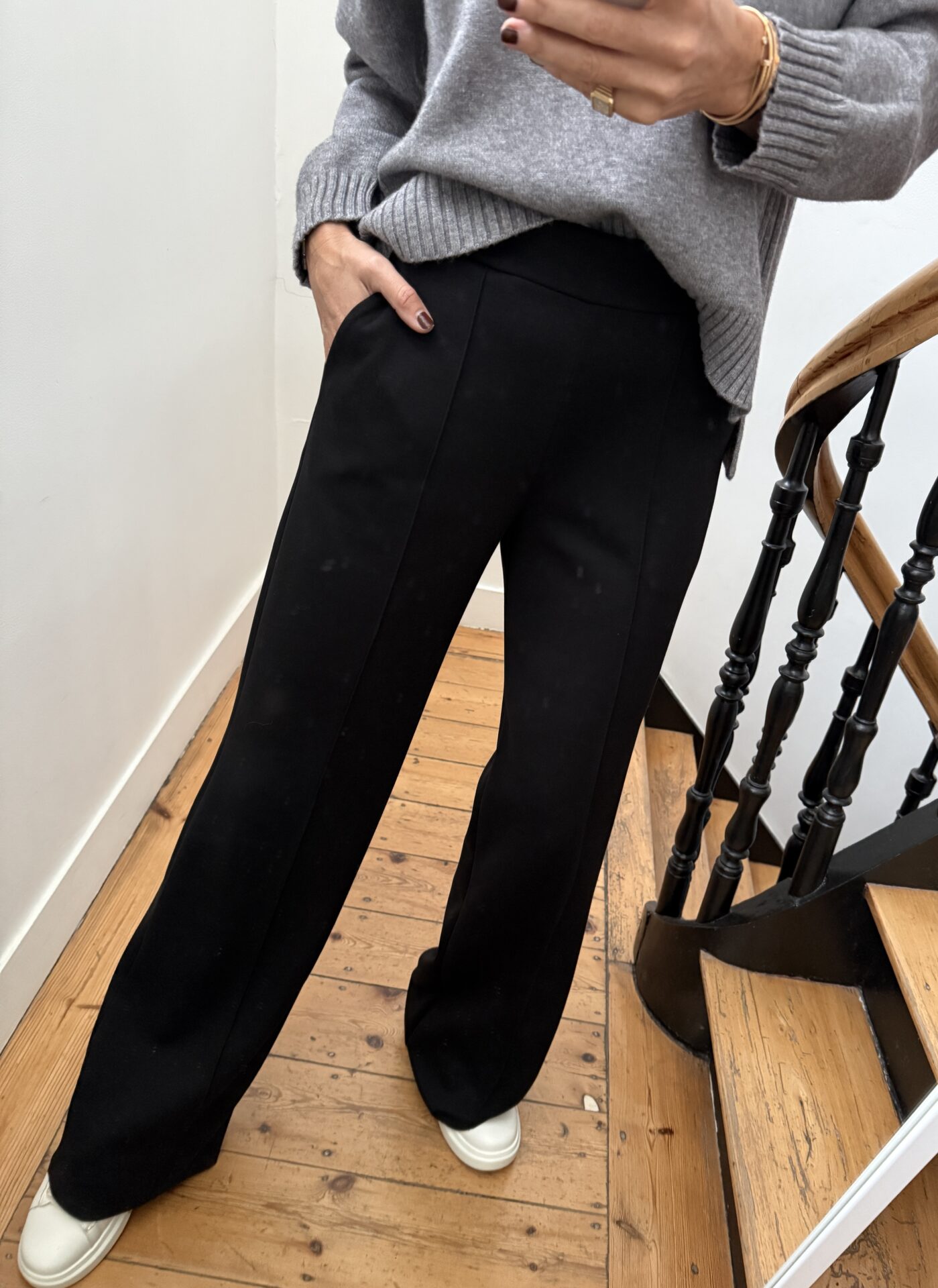 jeans oraije bony barrel gris