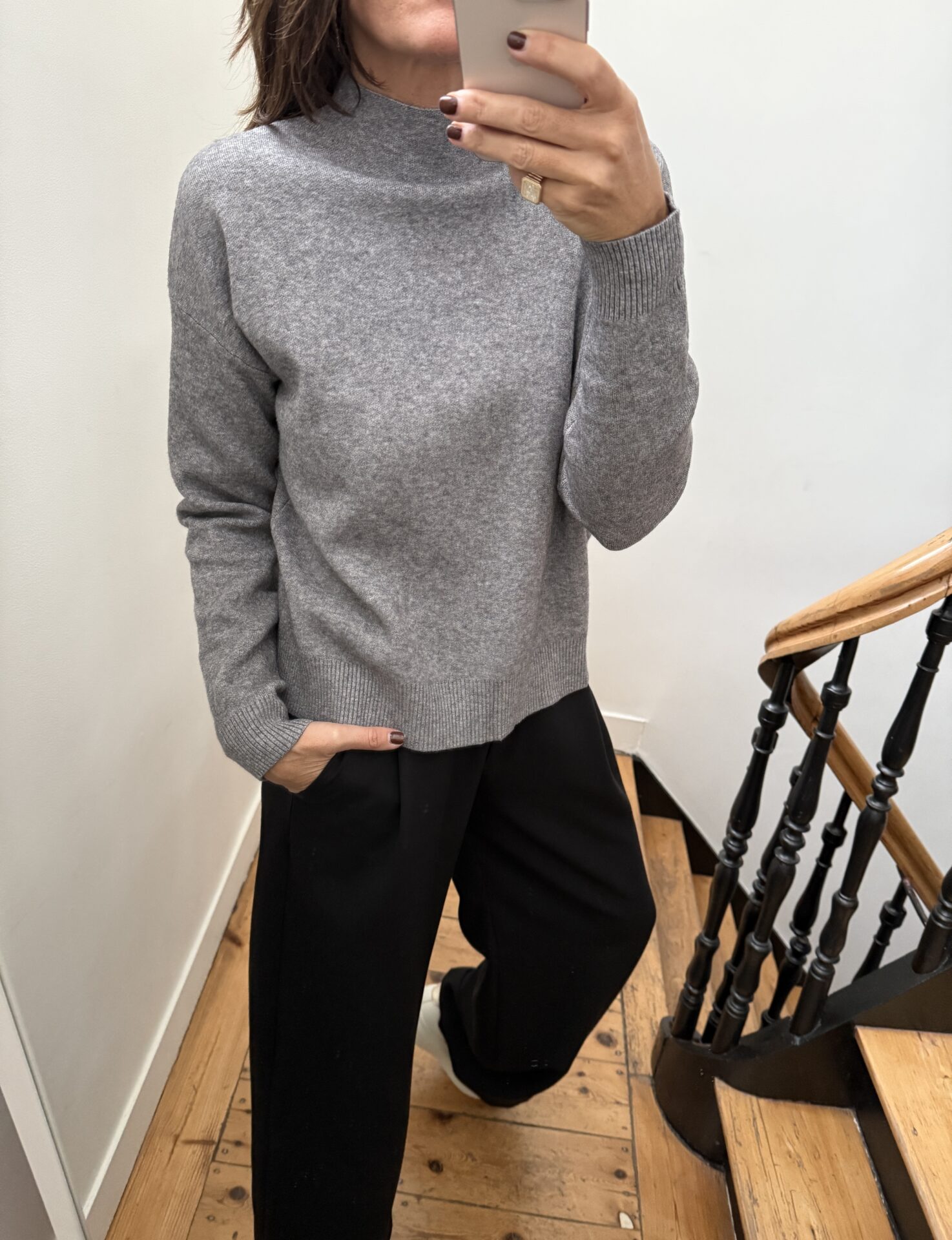 jeans oraije bony barrel gris