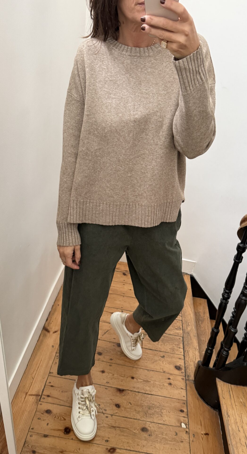 jeans oraije bony barrel gris