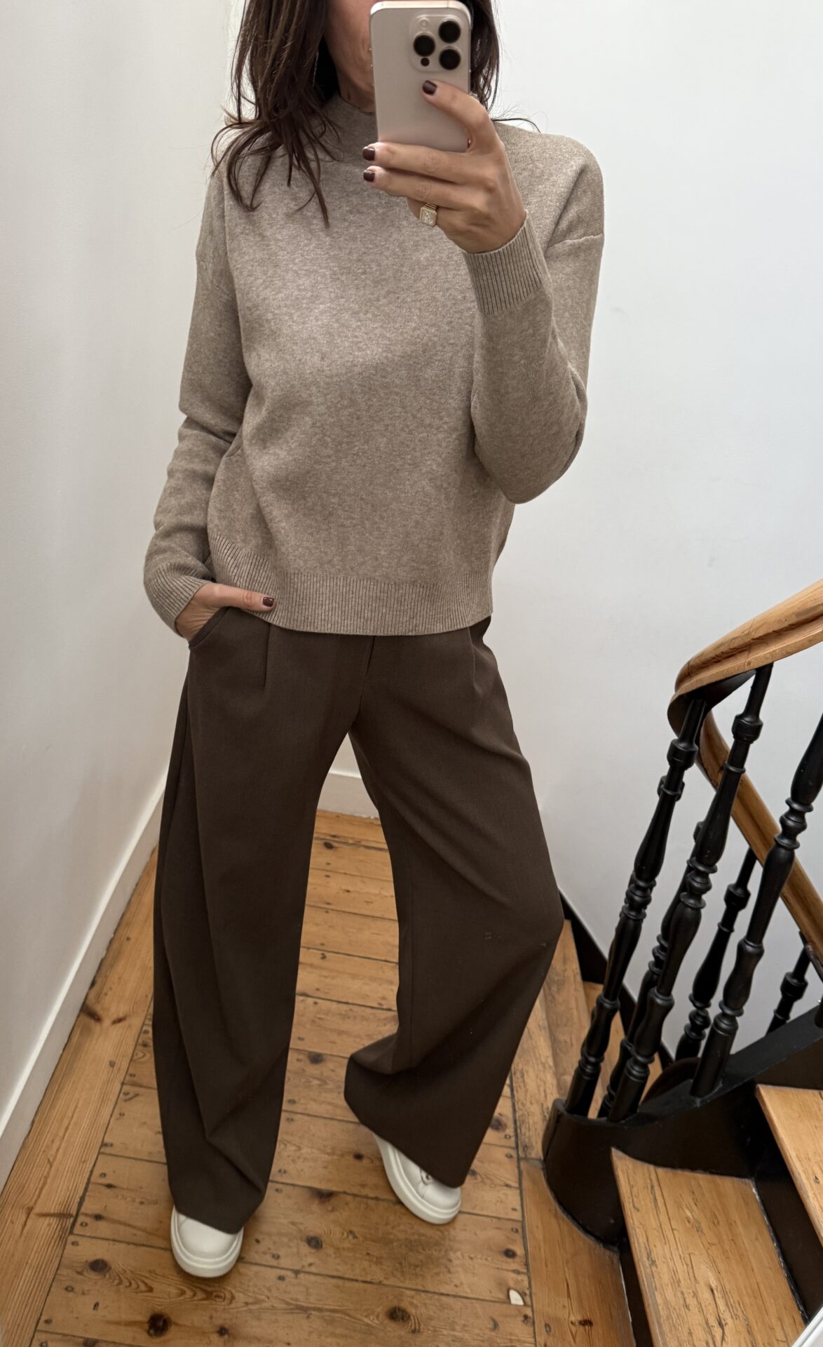 jeans oraije bony barrel gris