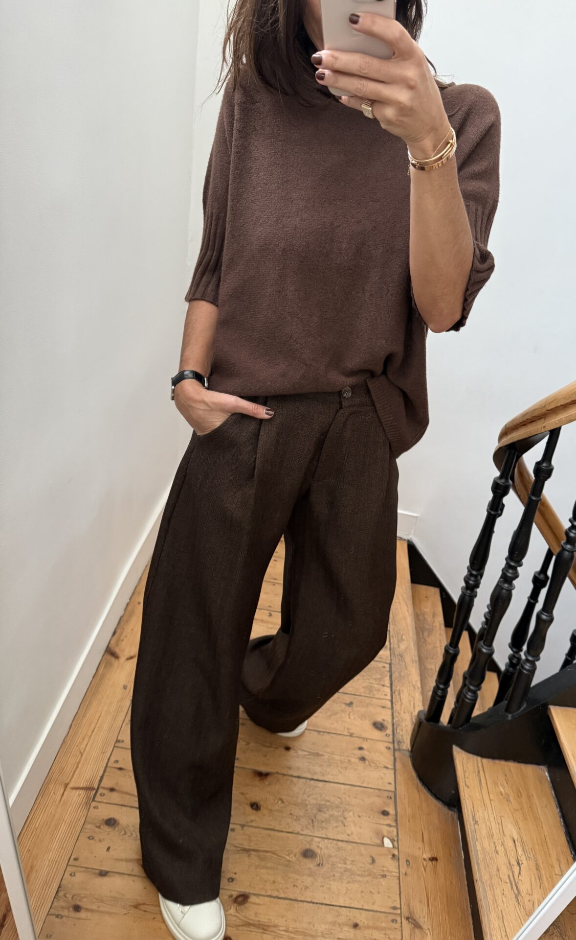 jeans oraije bony barrel gris