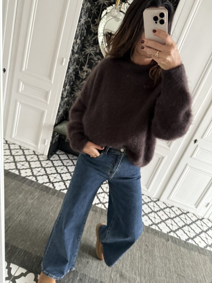 pull aude kid mohair kaki (copie)