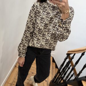pull alba mohair rouge