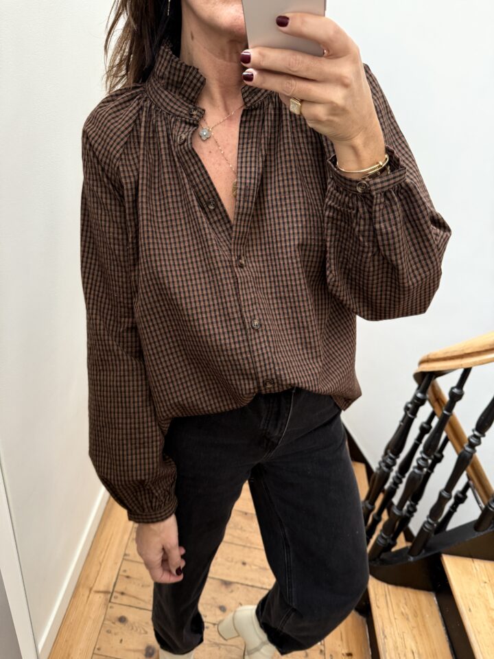 pull alba mohair rouge