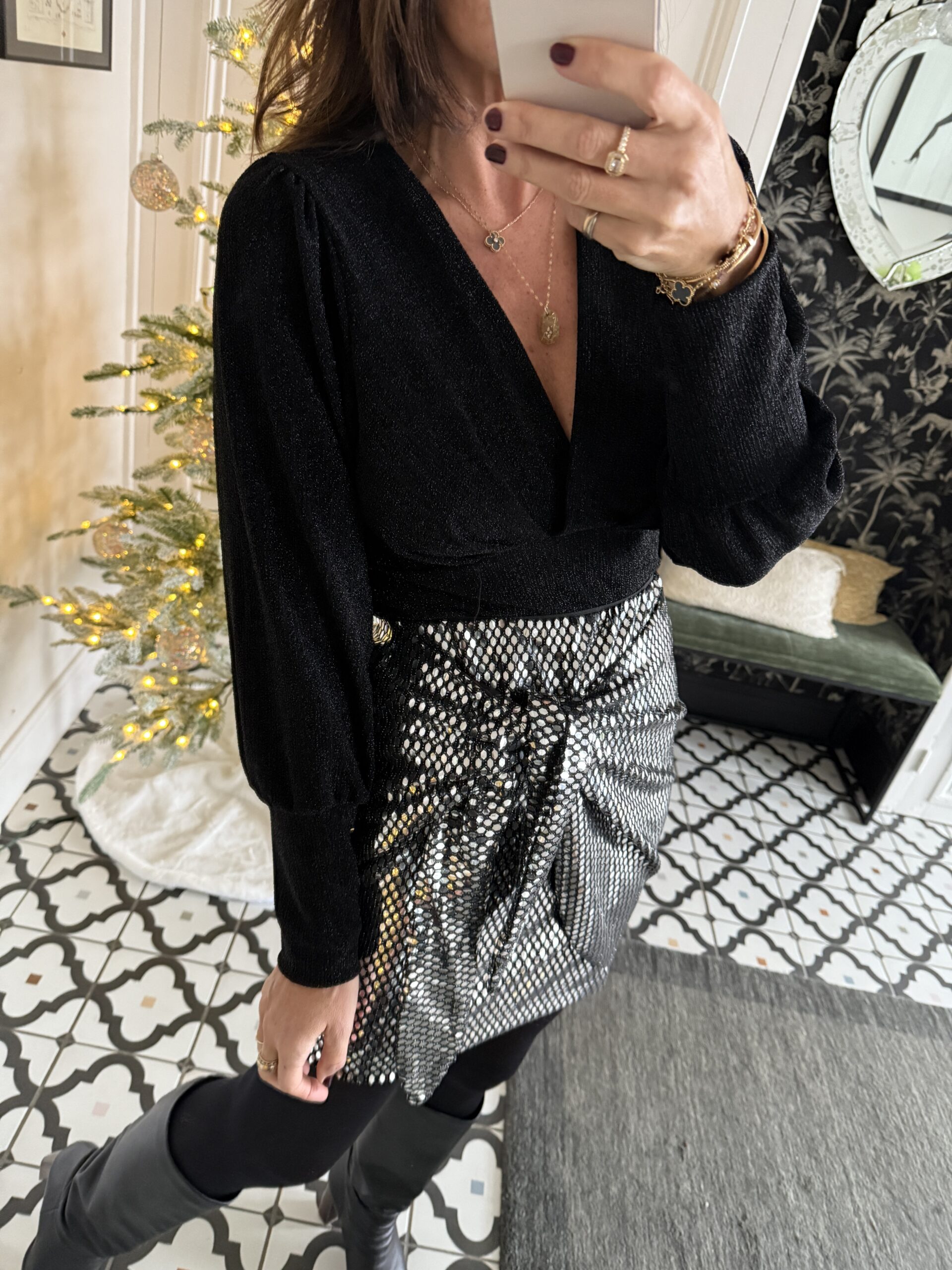 IMG_5261 2 robe brodée paillettes marron