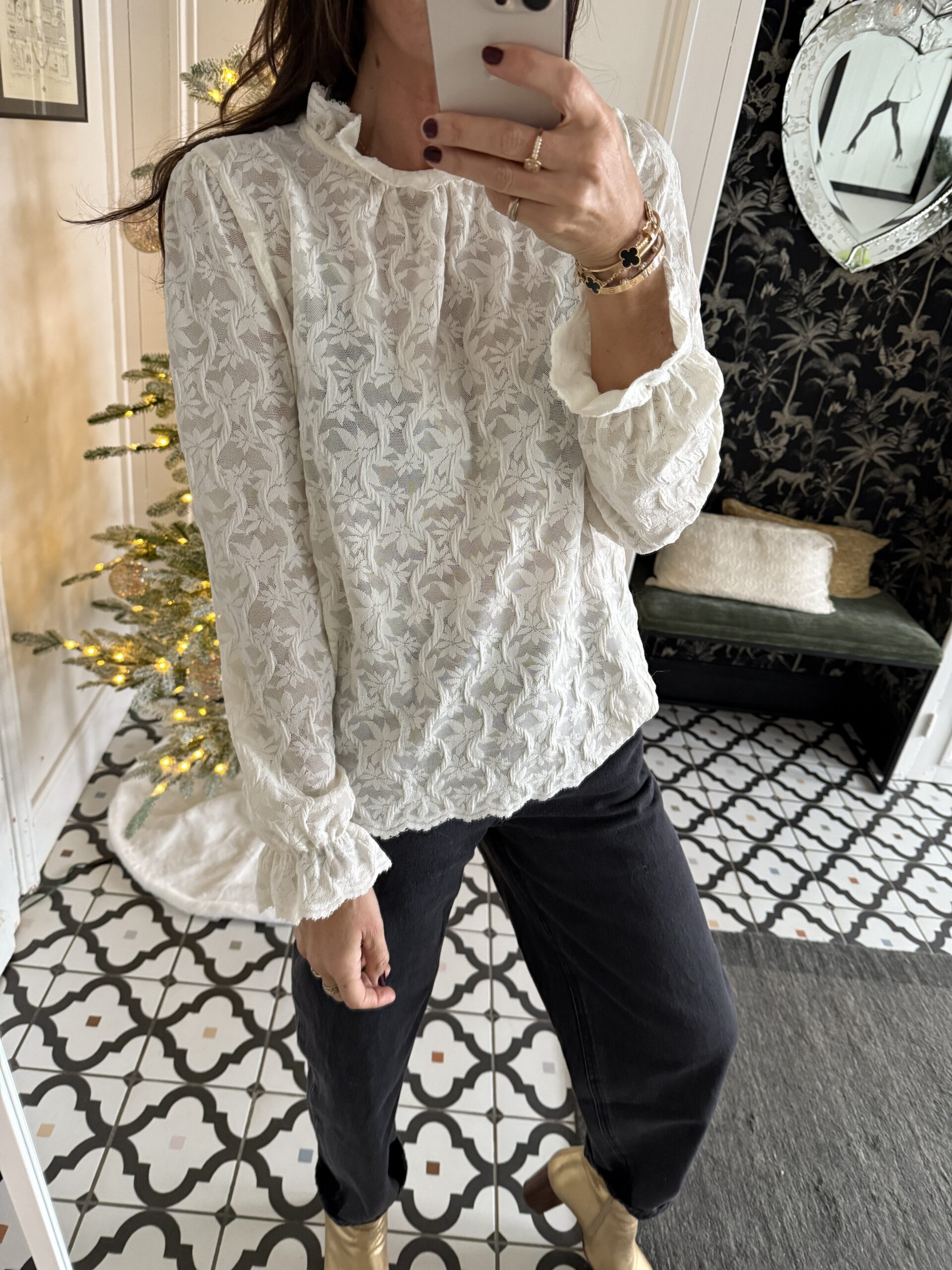 IMG_5277 2 robe brodée paillettes marron