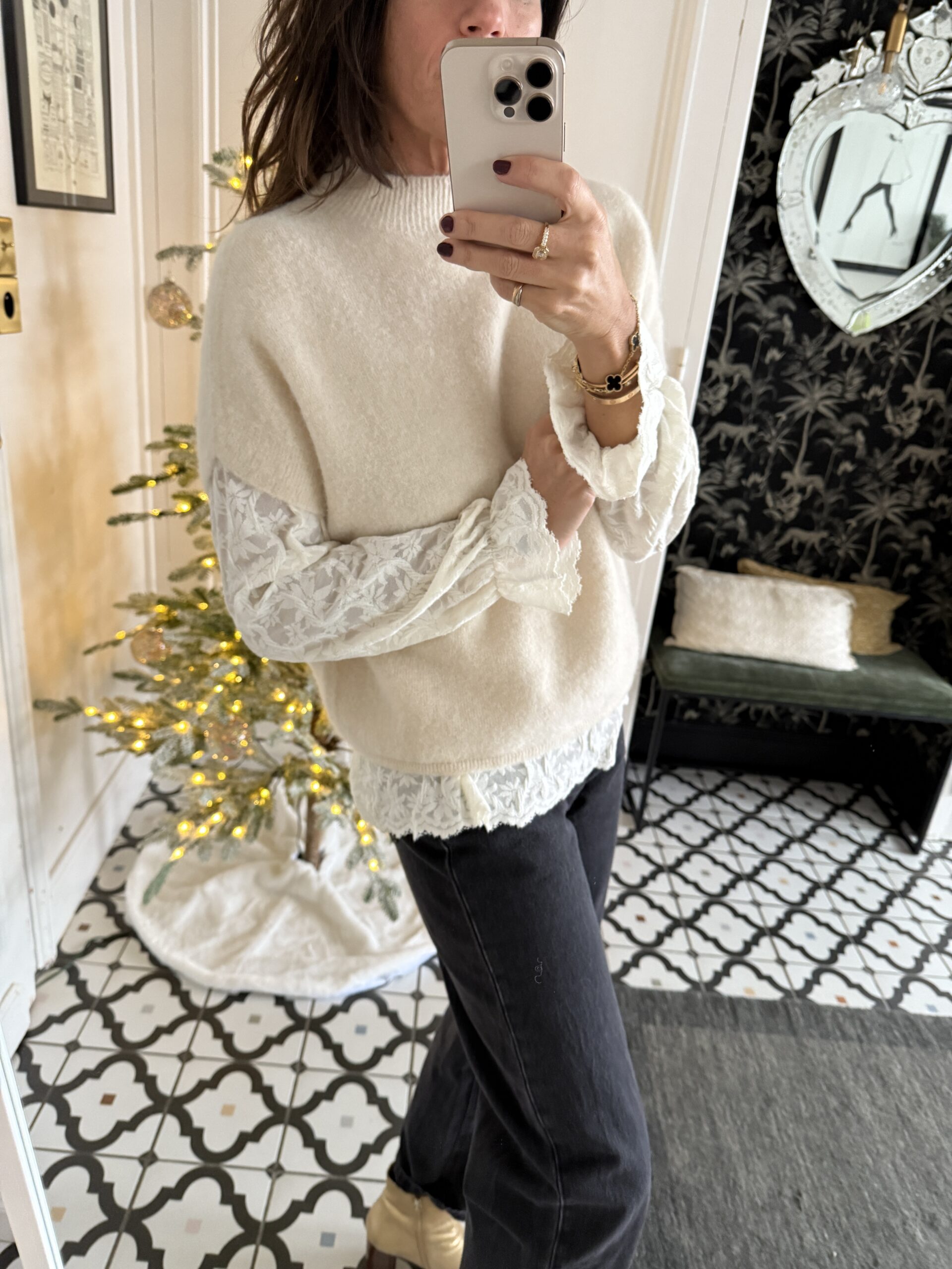 IMG_5282 2 robe brodée paillettes marron