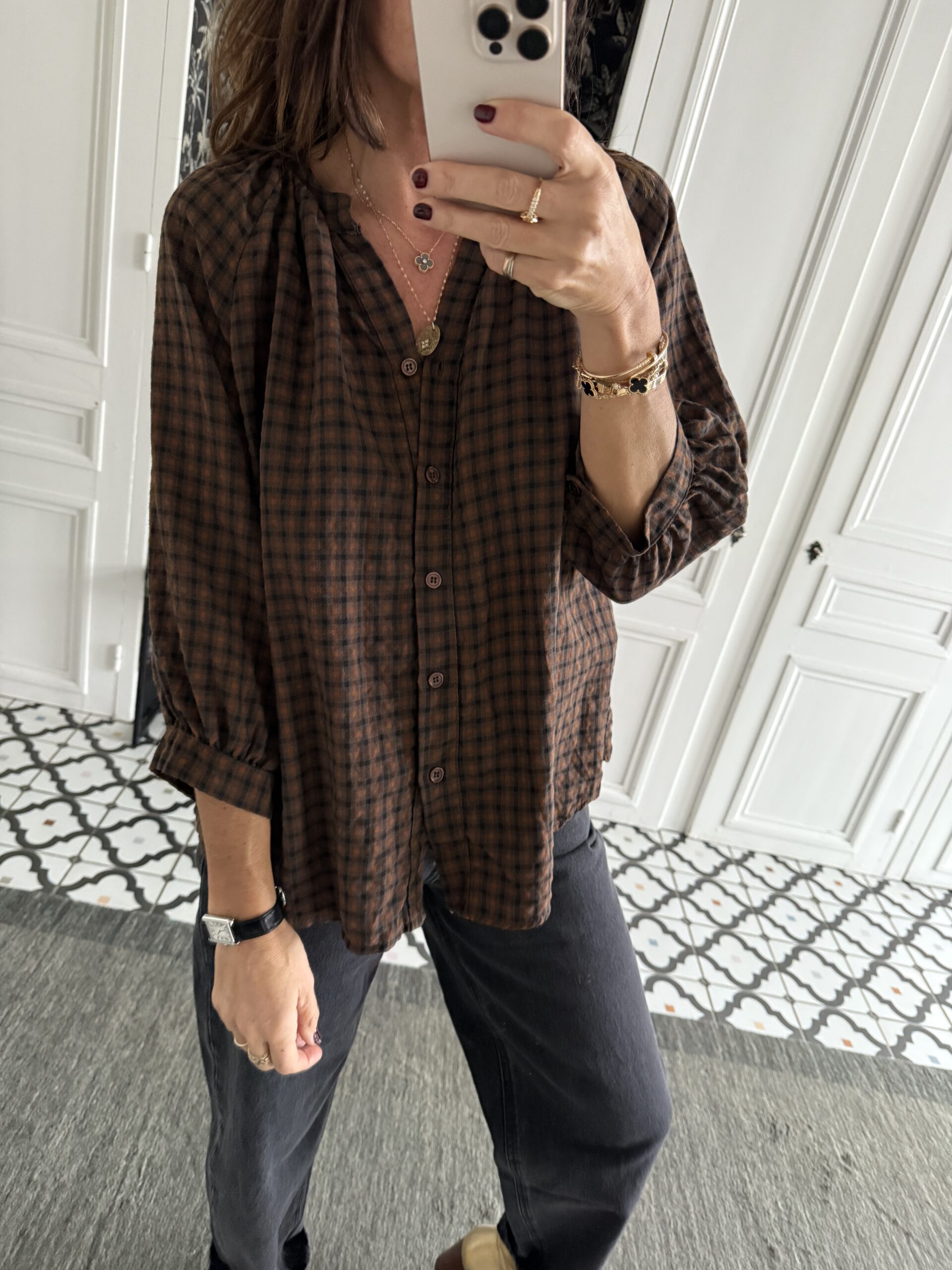 IMG_5304 2 robe brodée paillettes marron