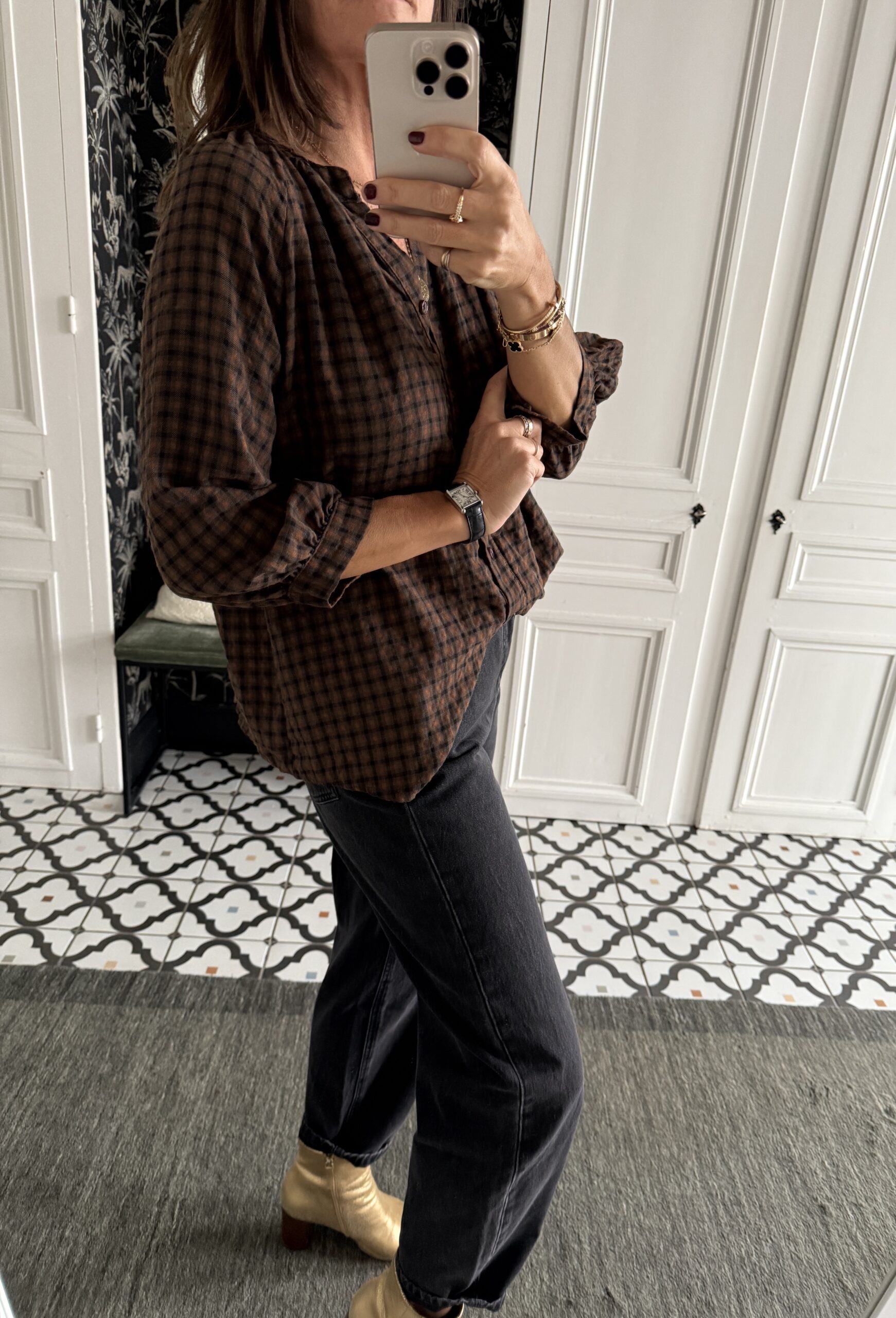 IMG_5306 2 robe brodée paillettes marron