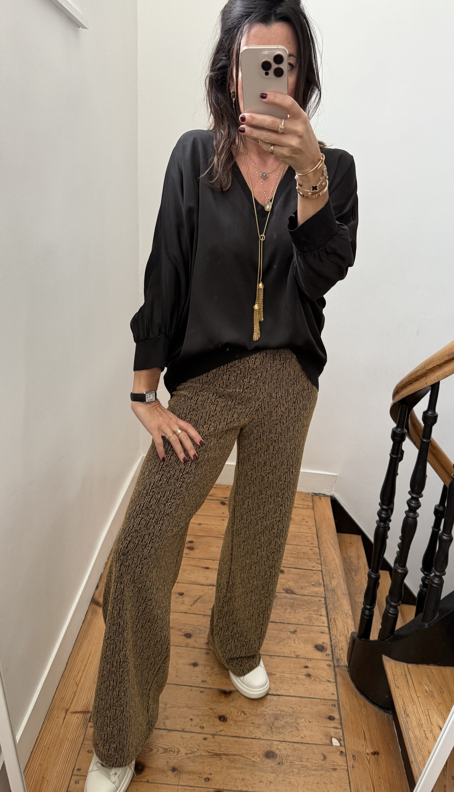 IMG_5450 robe velours sequins noir noeud dos