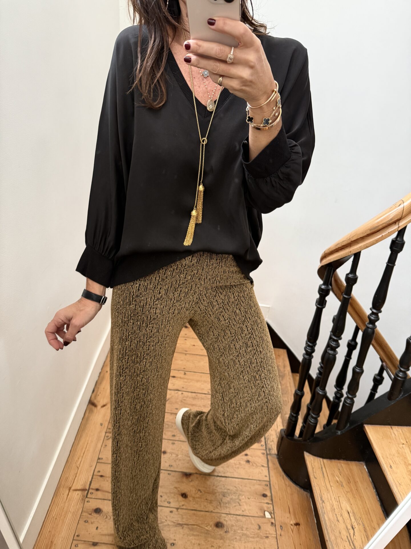 robe velours sequins noir noeud dos