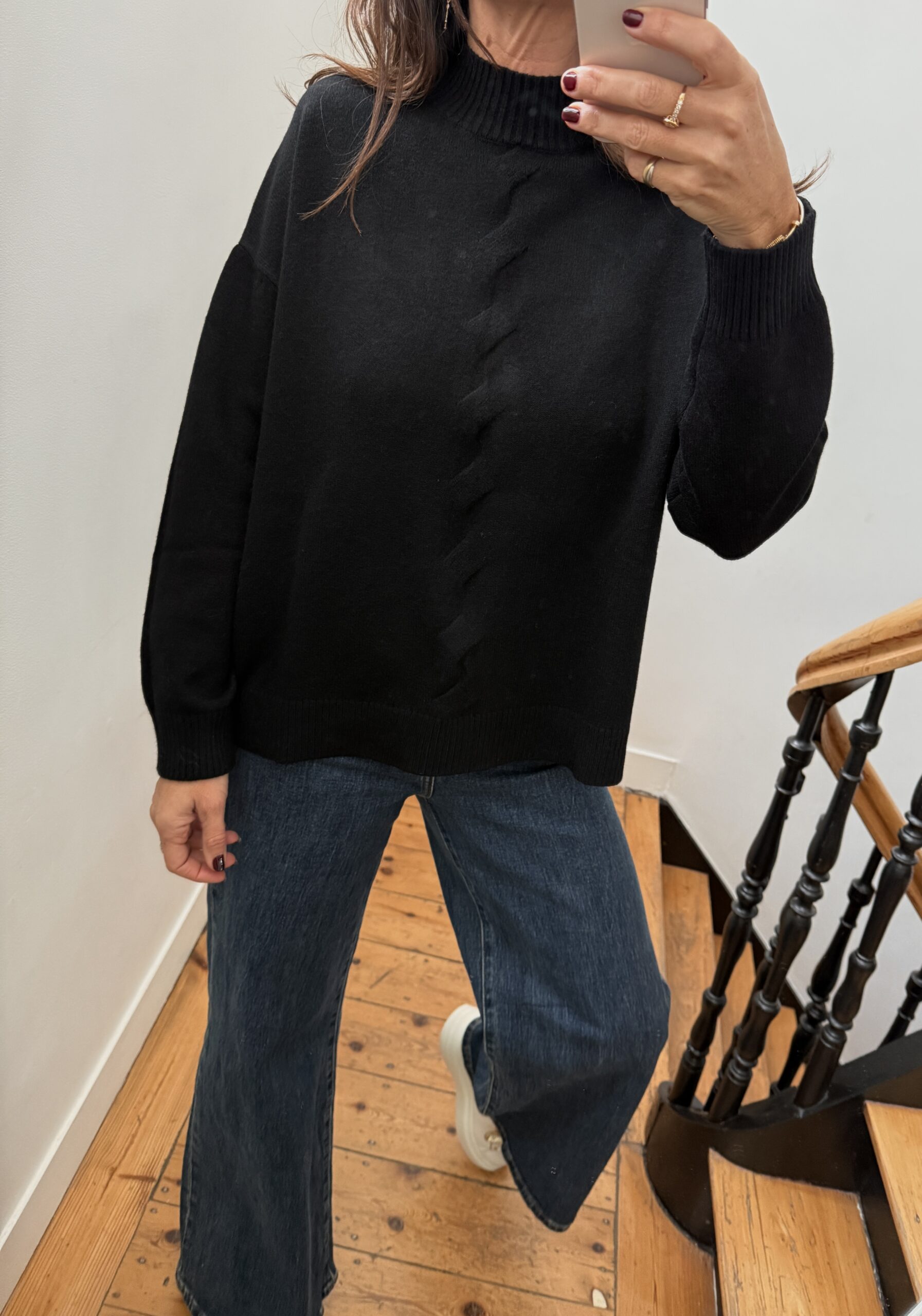 IMG_5453 robe velours sequins noir noeud dos