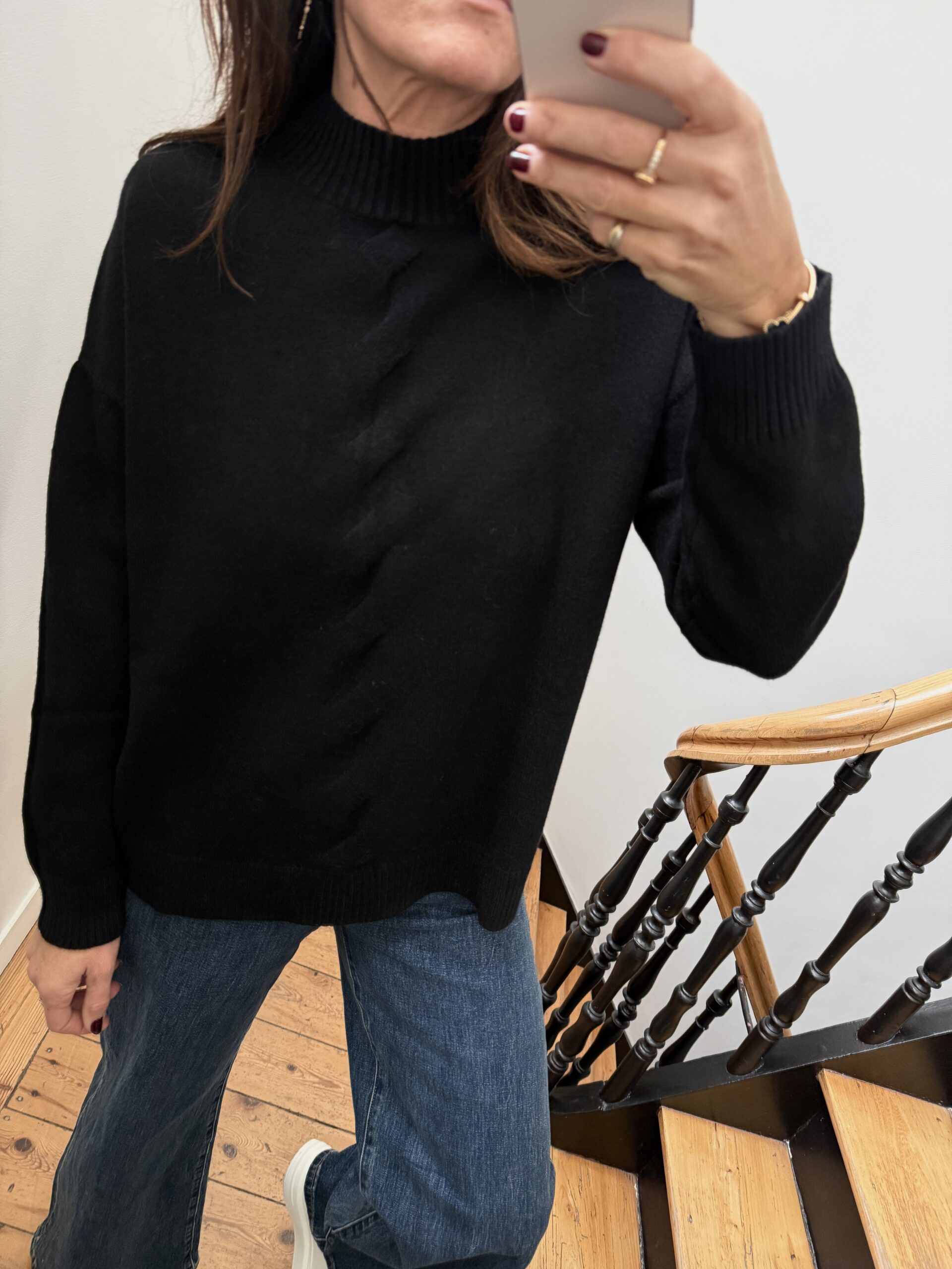 IMG_5455 robe velours sequins noir noeud dos