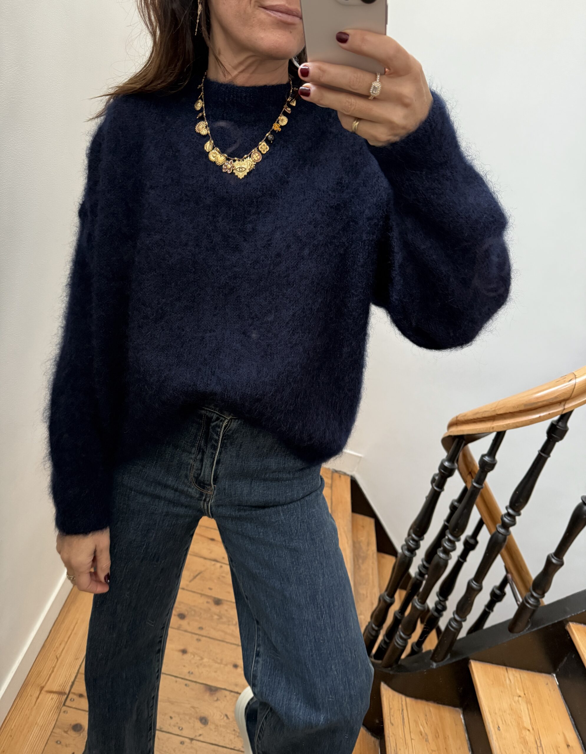 IMG_5471 robe velours sequins noir noeud dos