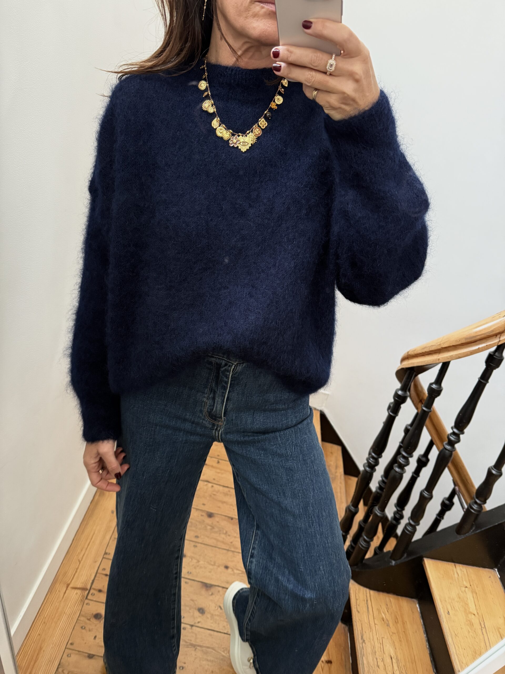 IMG_5473 robe velours sequins noir noeud dos