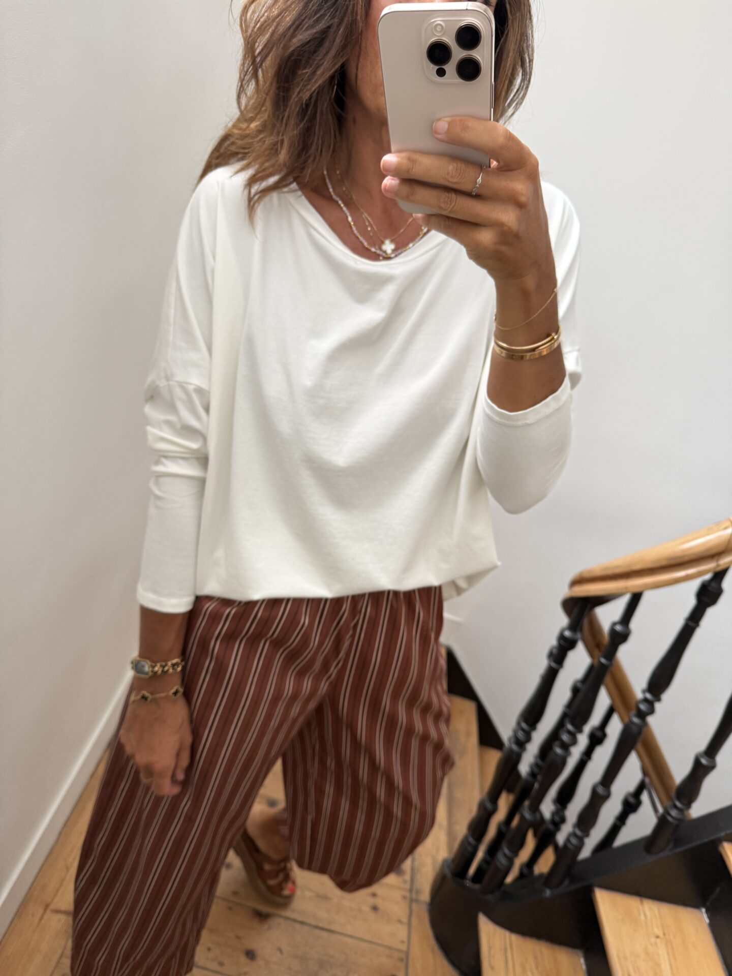 robe longue camel prune