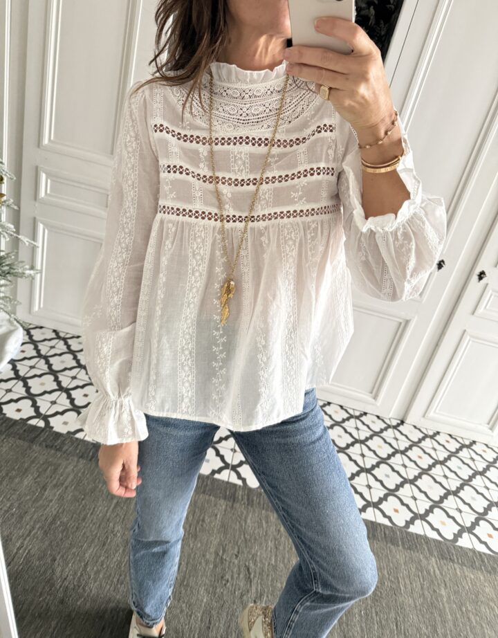 pull margot alpaga épaules froncées gris