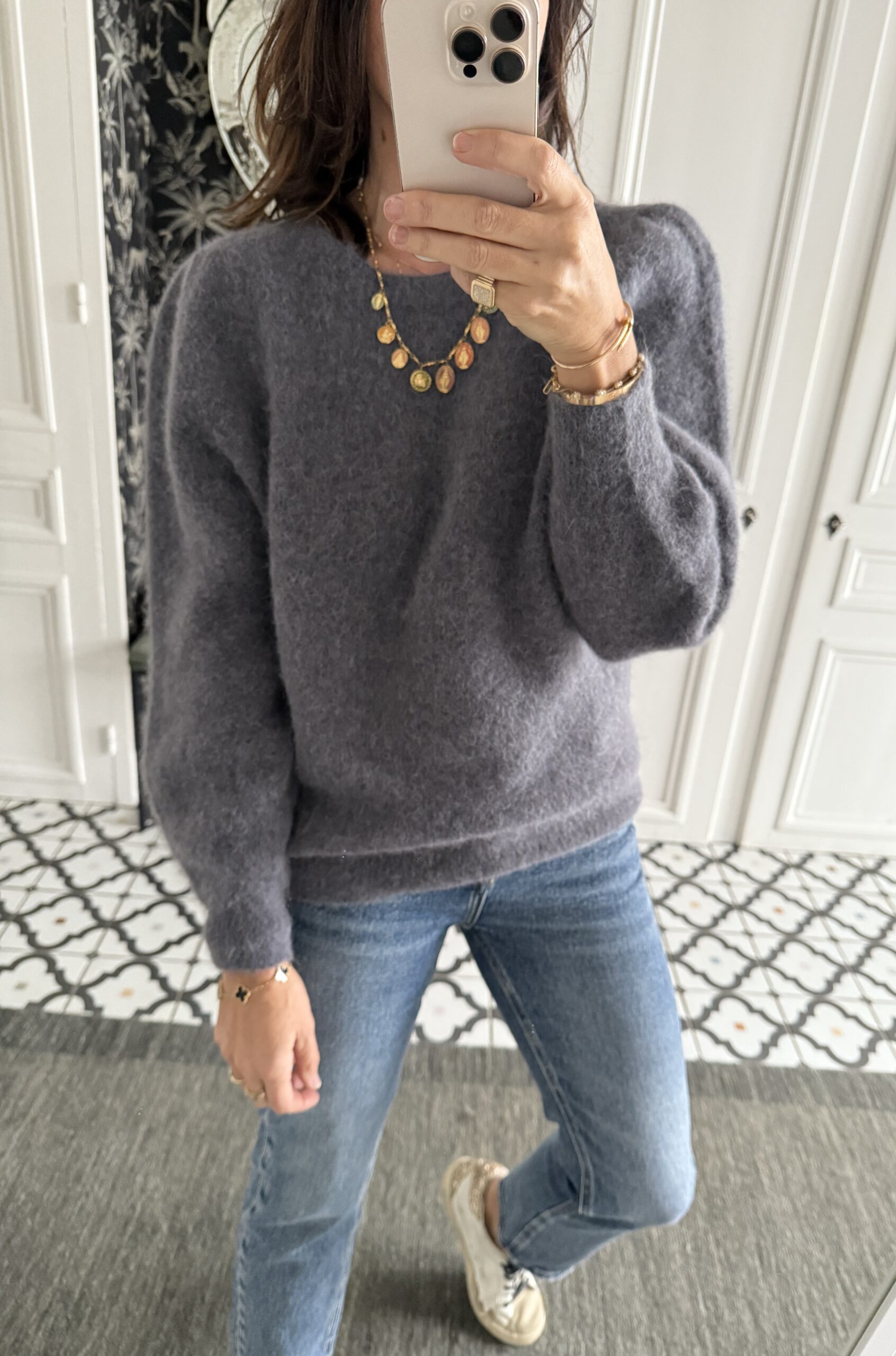 IMG_5769 pull margot alpaga épaules froncées gris