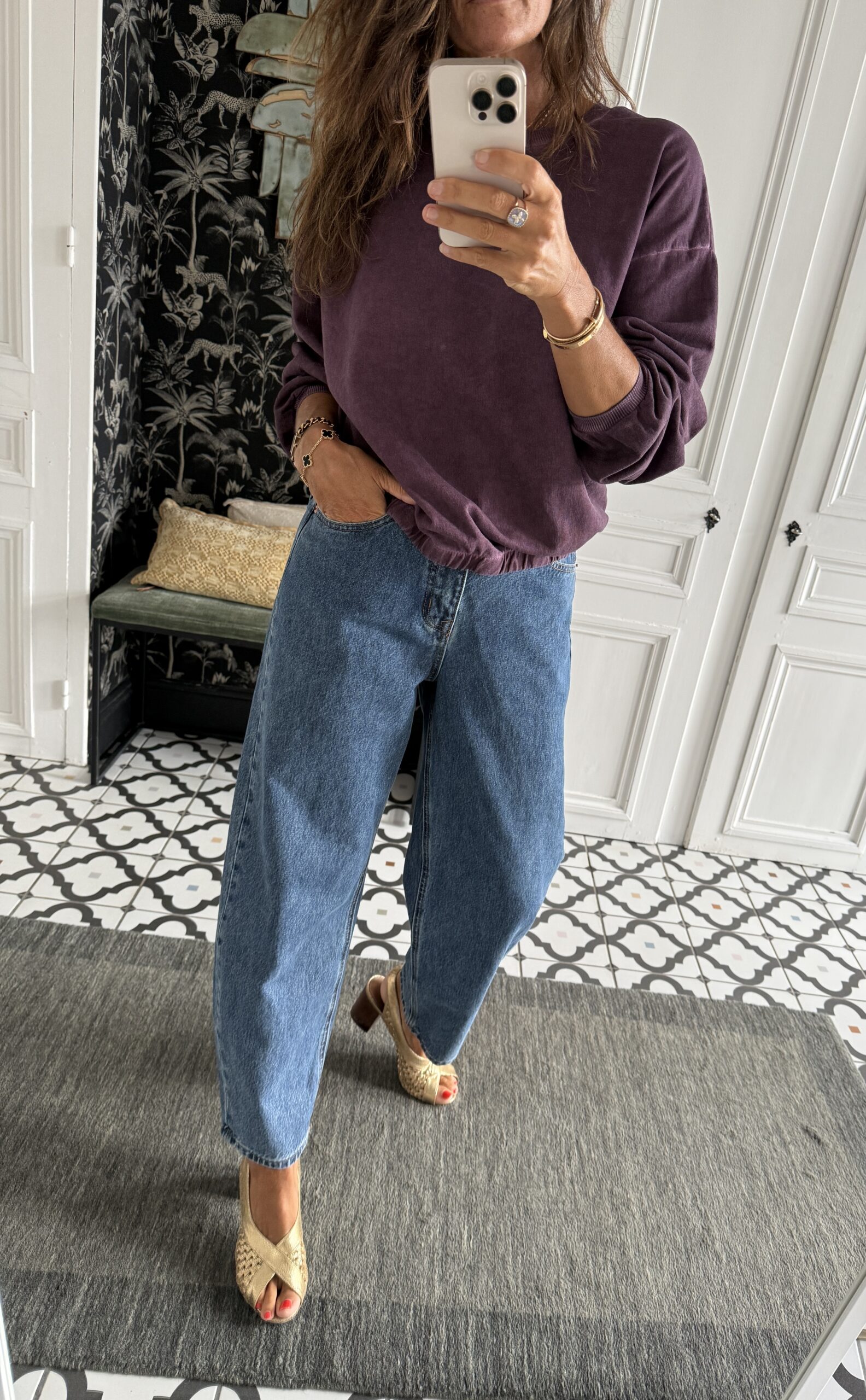 jeans oraije boy gris