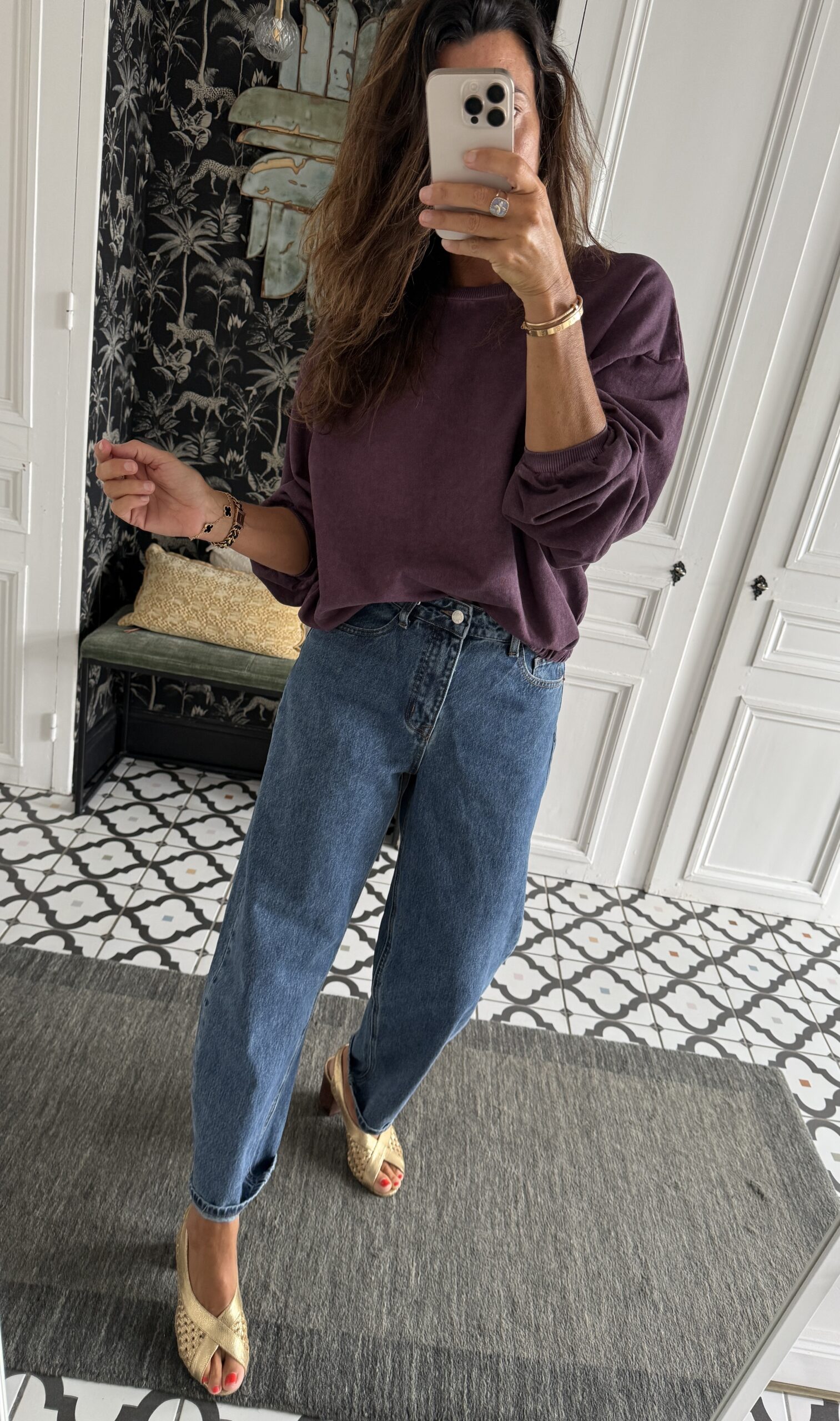 jeans oraije boy gris