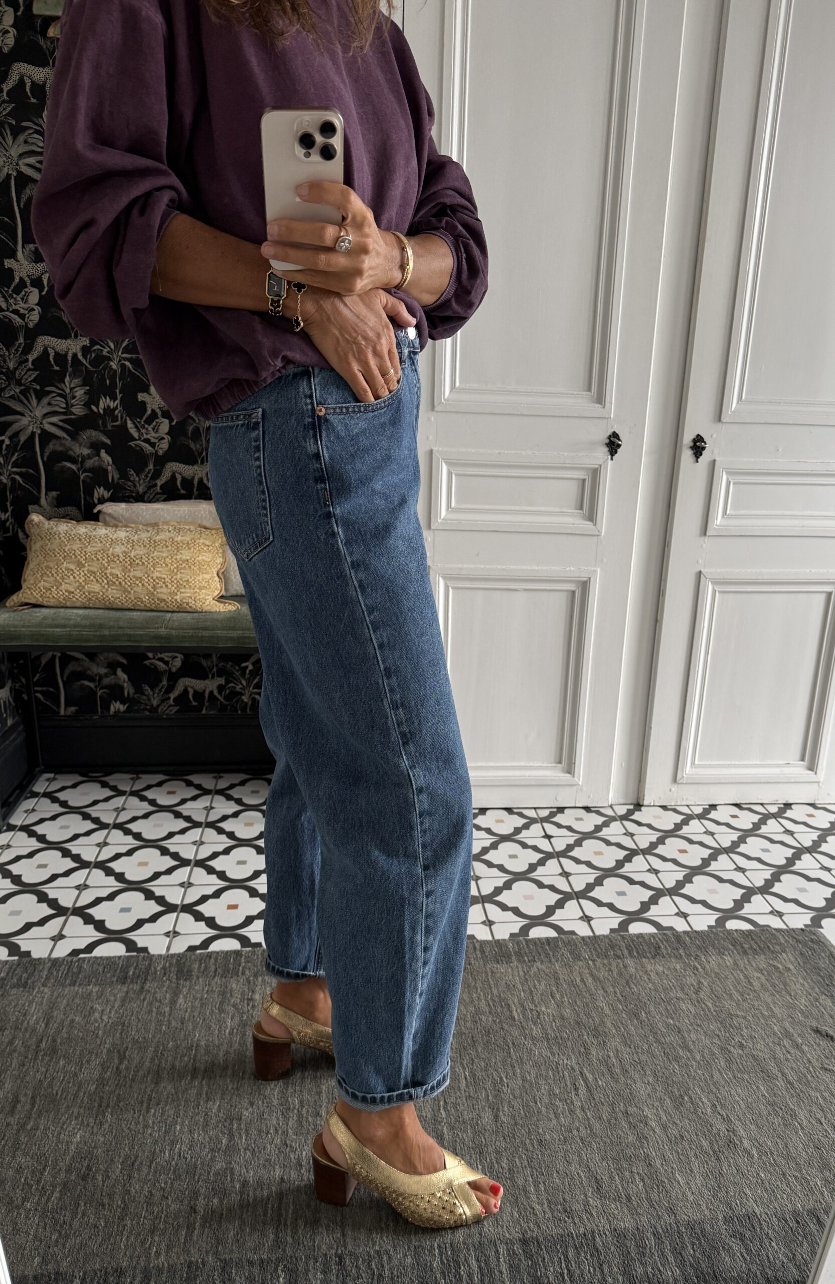 jeans oraije boy gris