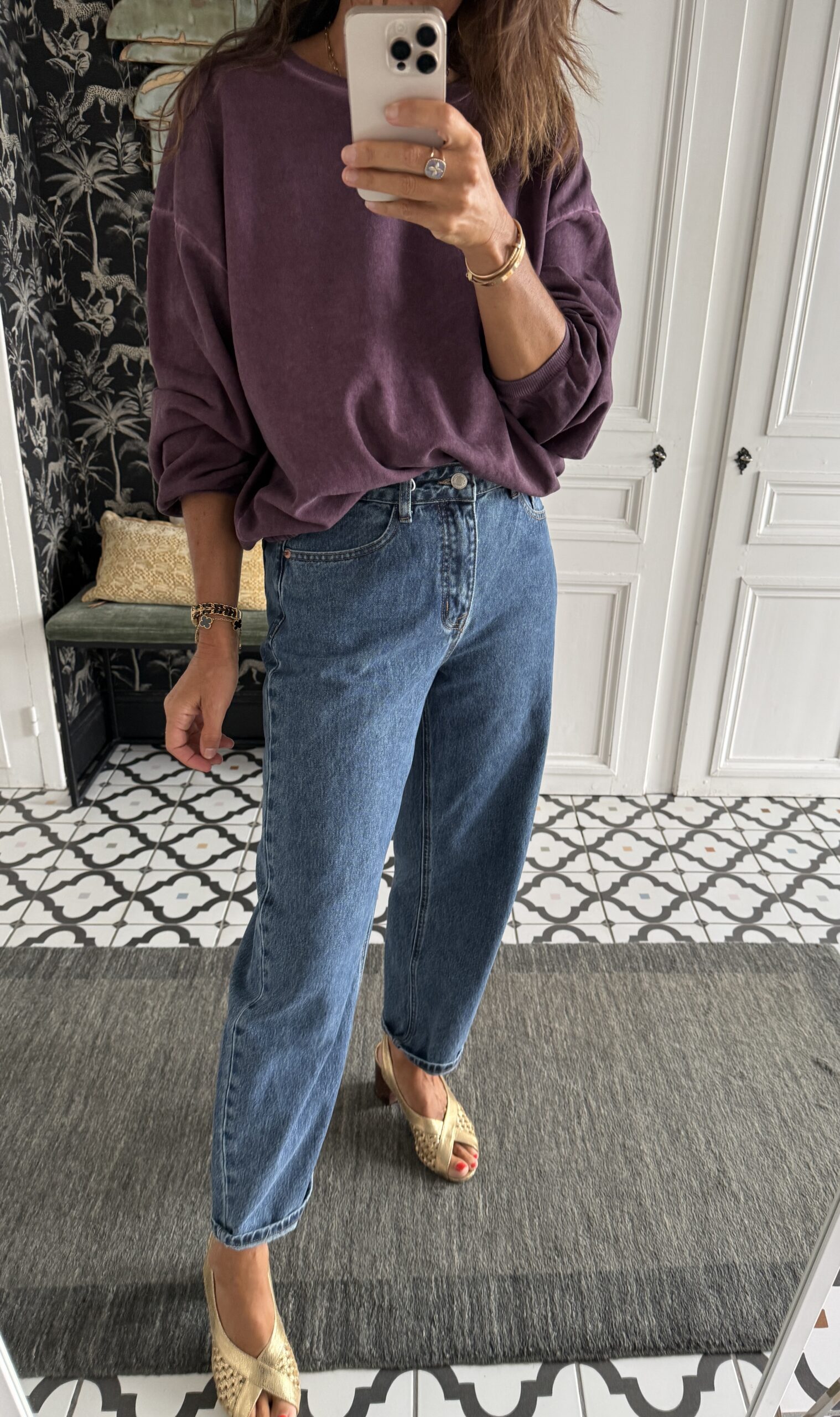 jeans oraije boy gris