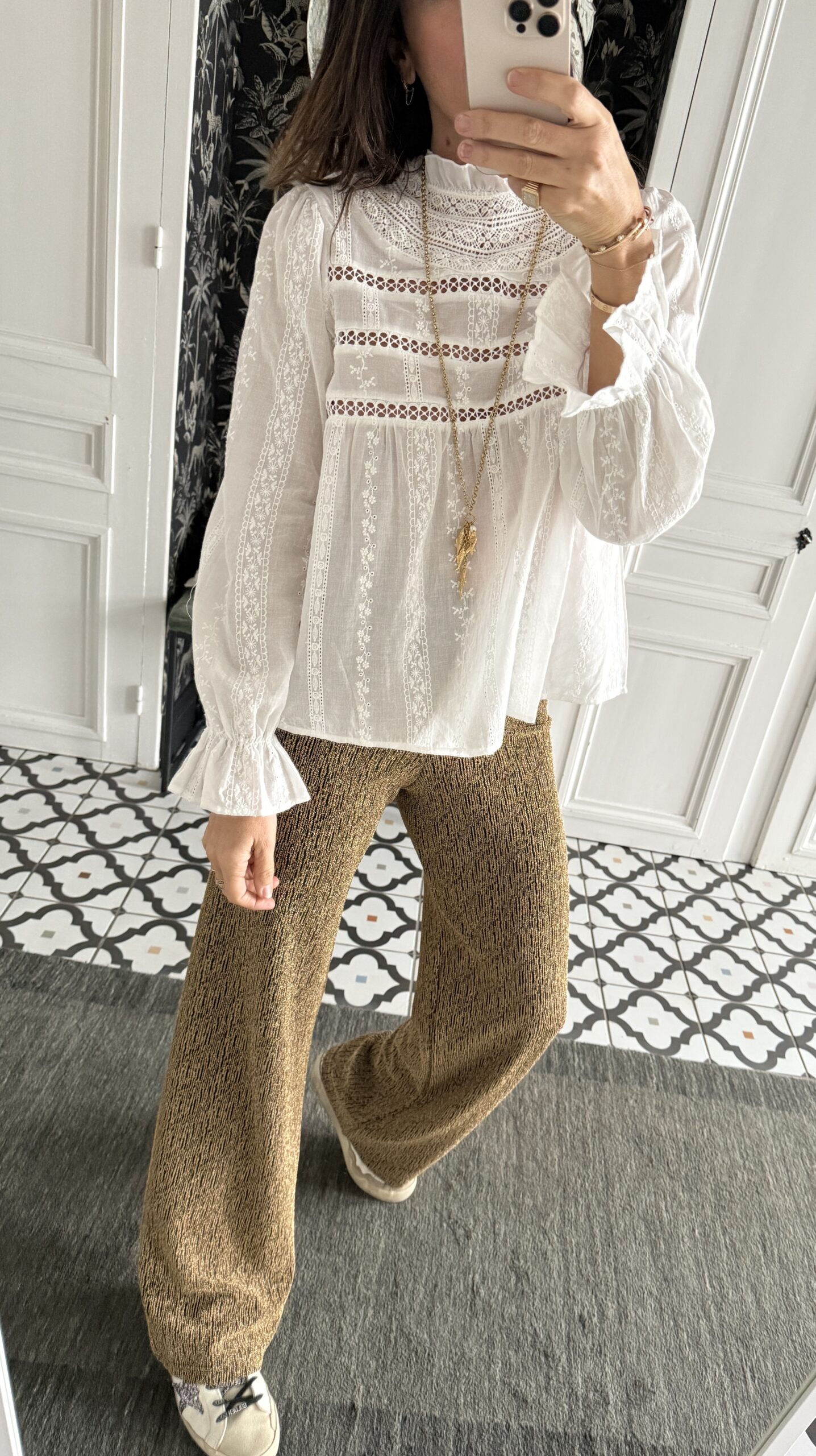 IMG_5802 pull margot alpaga épaules froncées gris