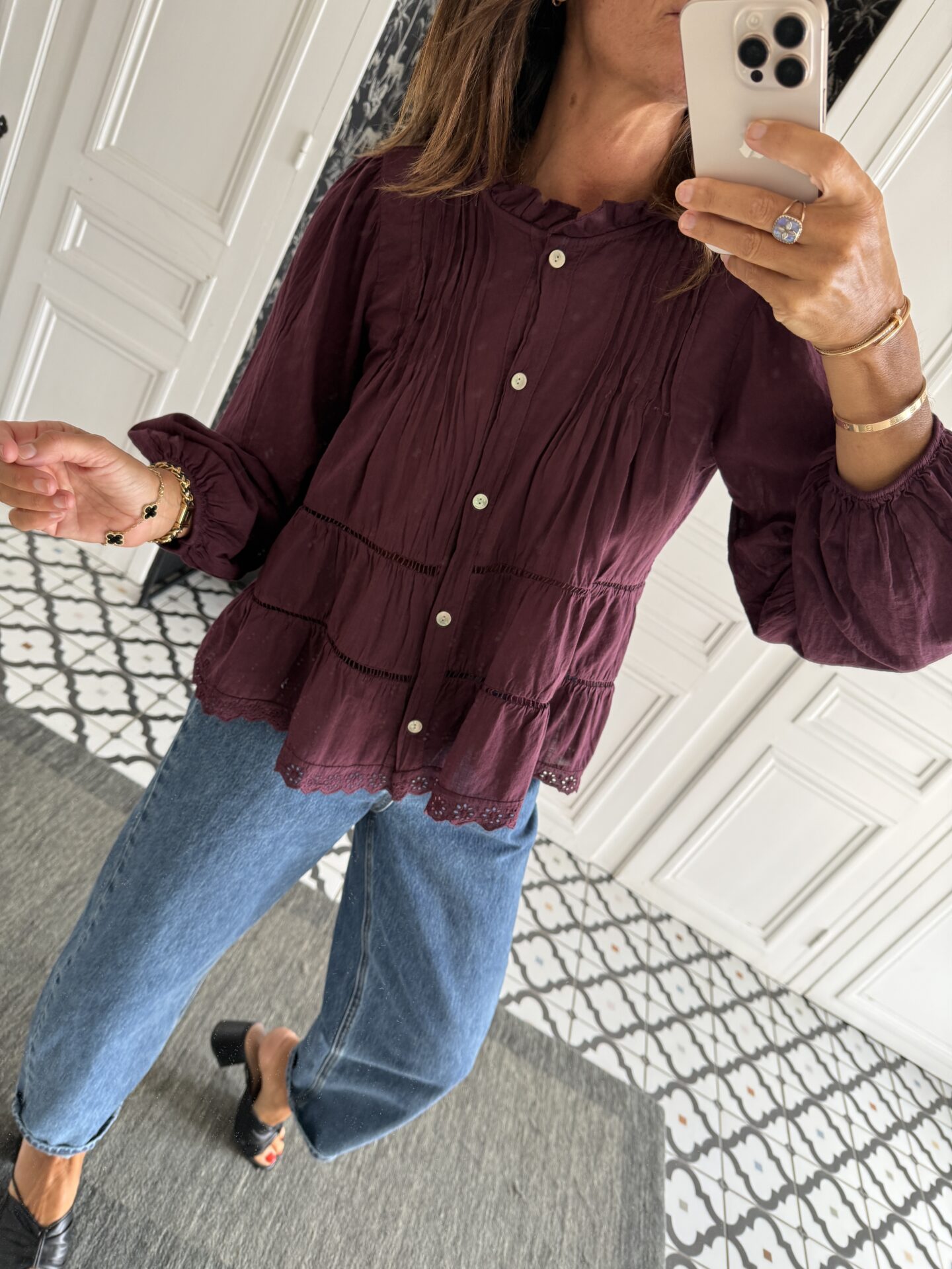 chemise isa prune