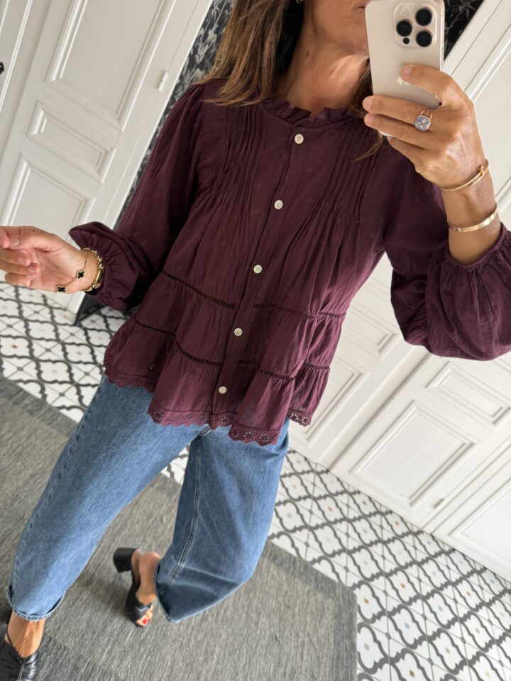 chemise isa prune