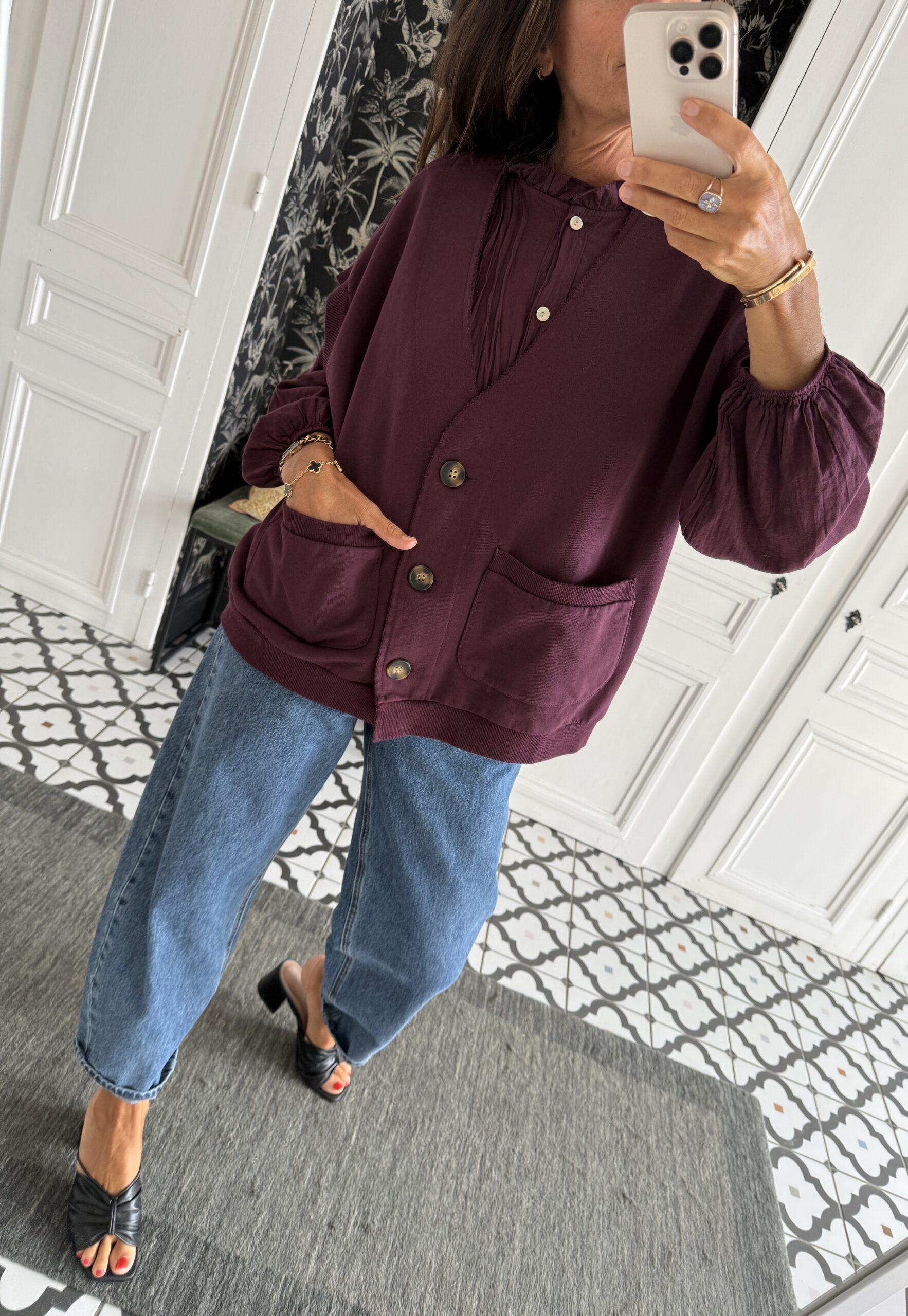 chemise isa prune