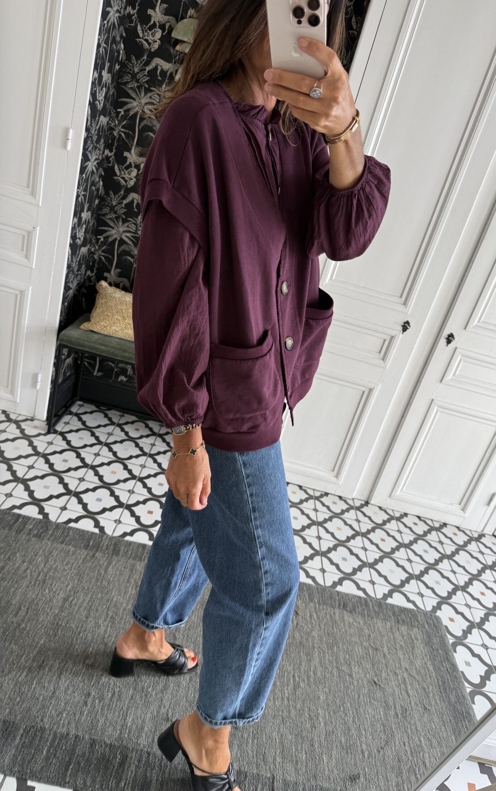 chemise isa prune