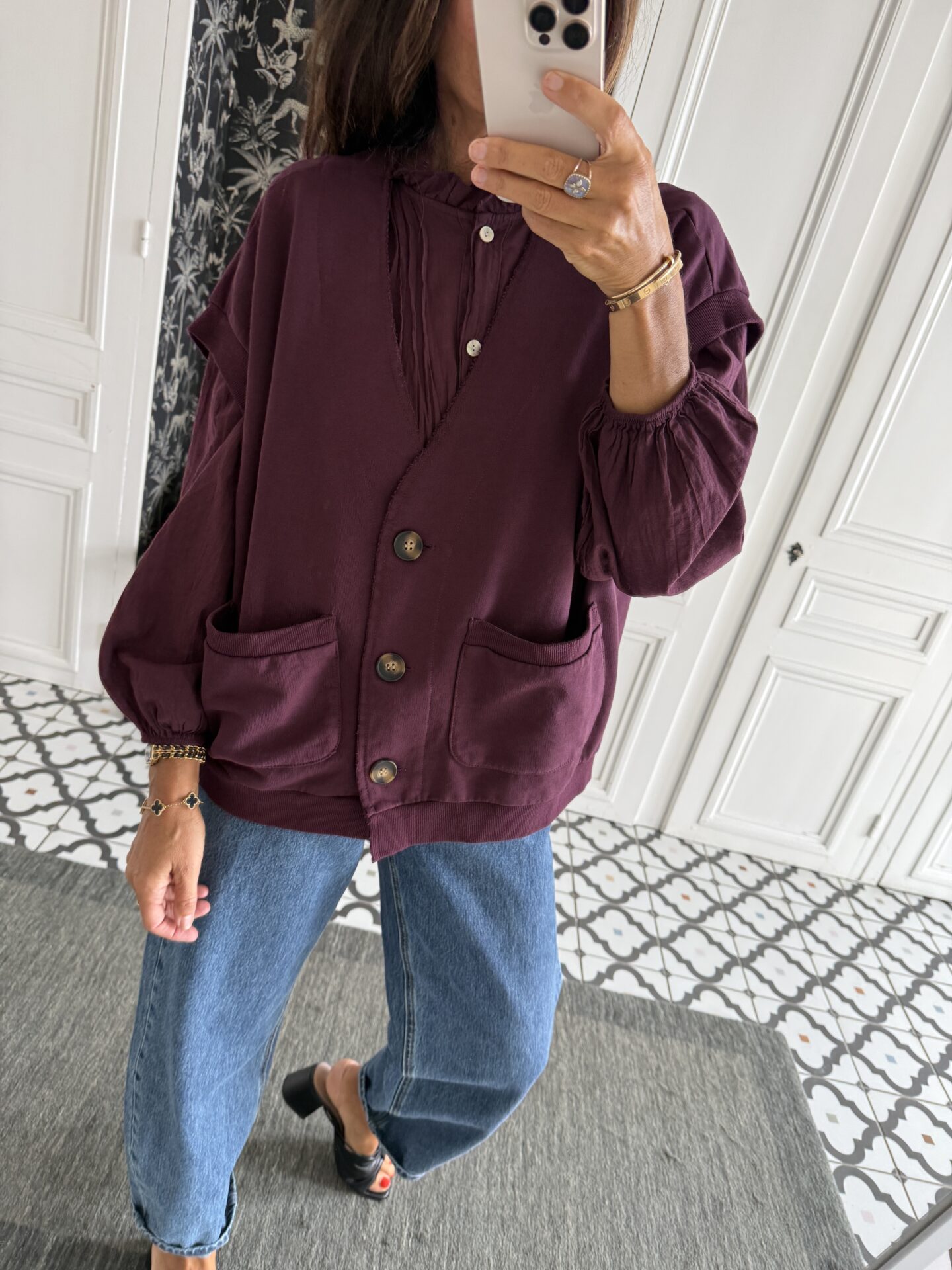 chemise isa prune